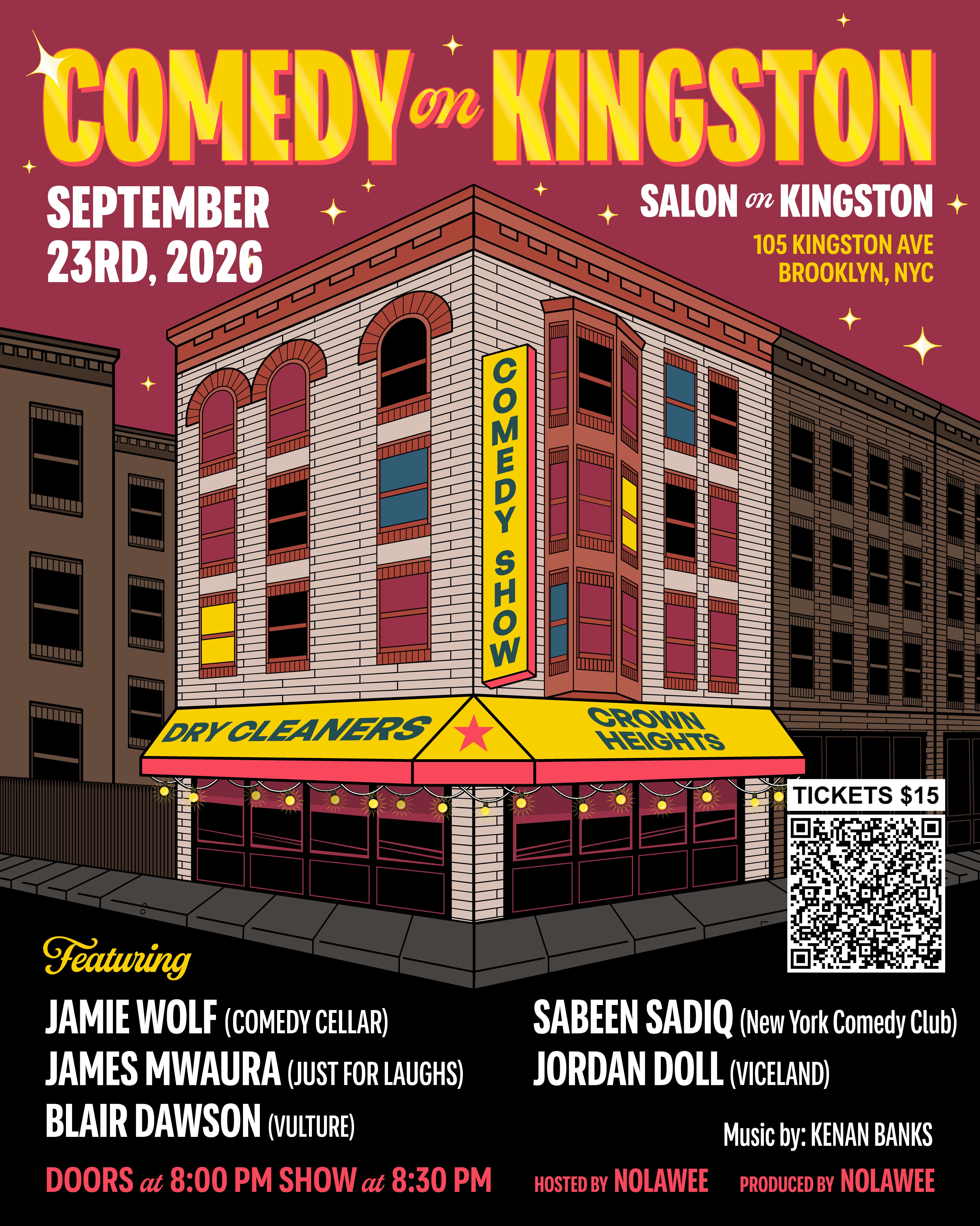 Comedy On Kingston (Stand-Up Comedy in Crown Heights, Brooklyn)