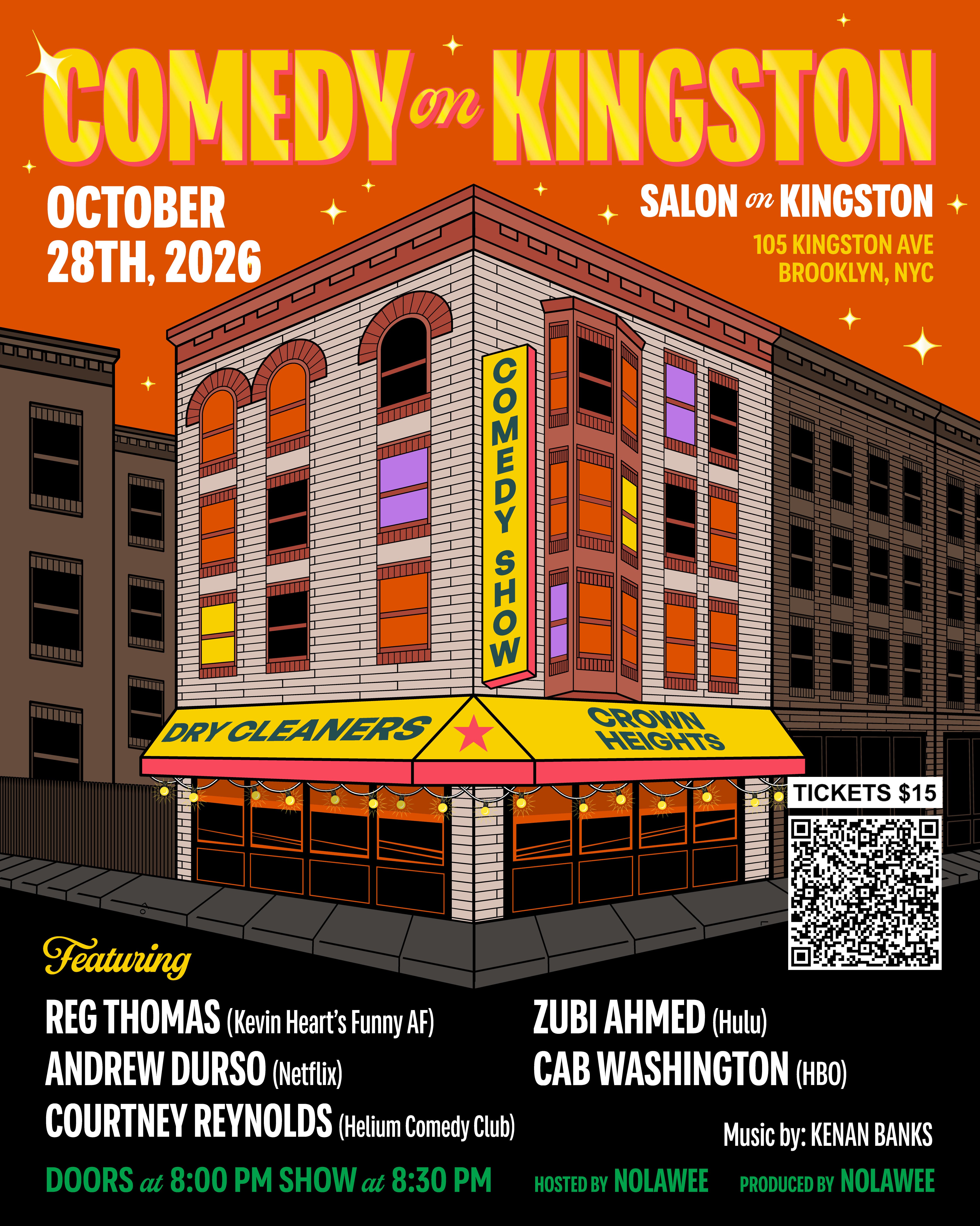 Comedy On Kingston (Stand-Up Comedy in Crown Heights, Brooklyn)