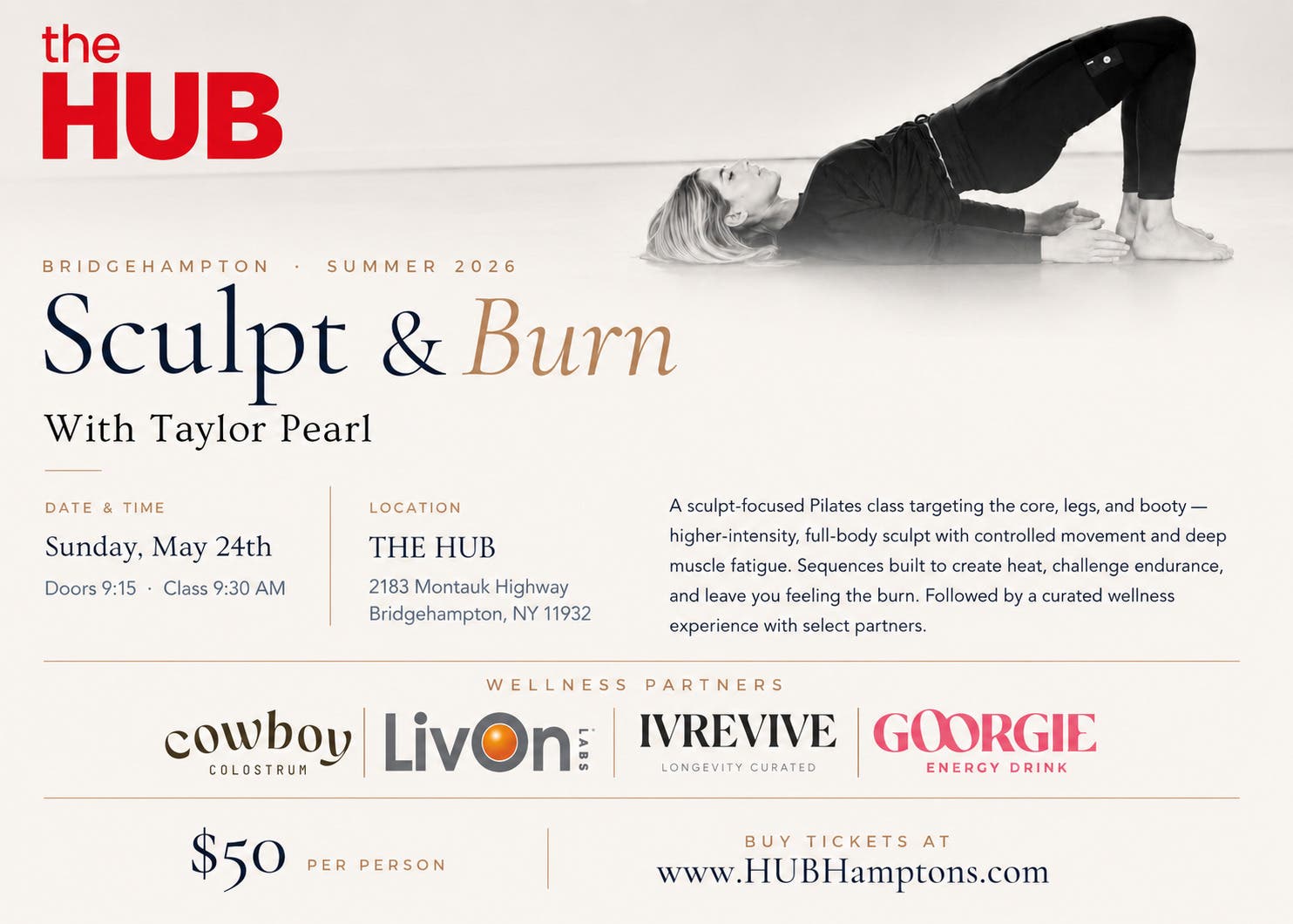 The HUB Sculpt & Burn With Taylor Pearl