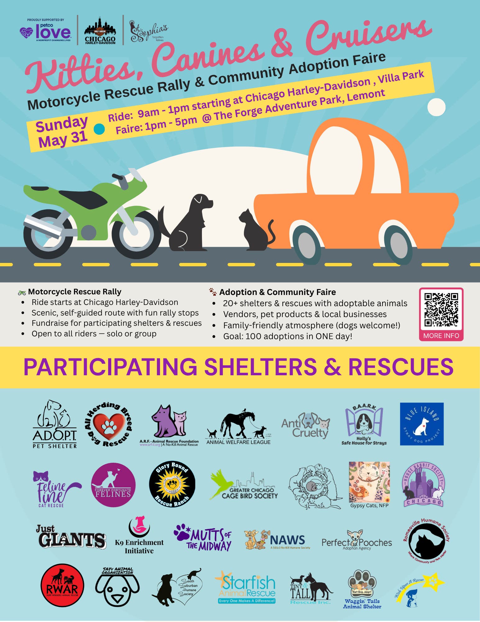 Kitties, Canines & Cruisers: Community Adoption Faire