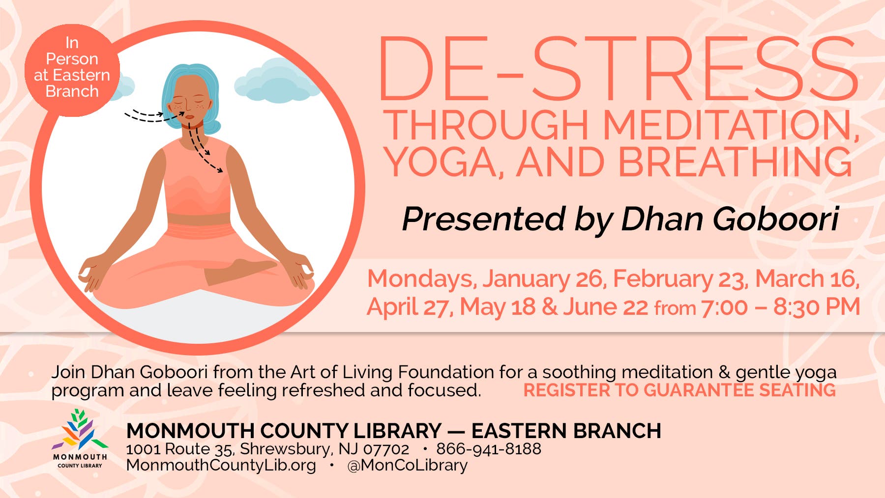 De-stress Through Meditation, Yoga, and Breathing In
