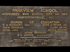 Plaque commemorating the original school built in 1953 by Lamp Incorporated (then Lamp Construction Co.)