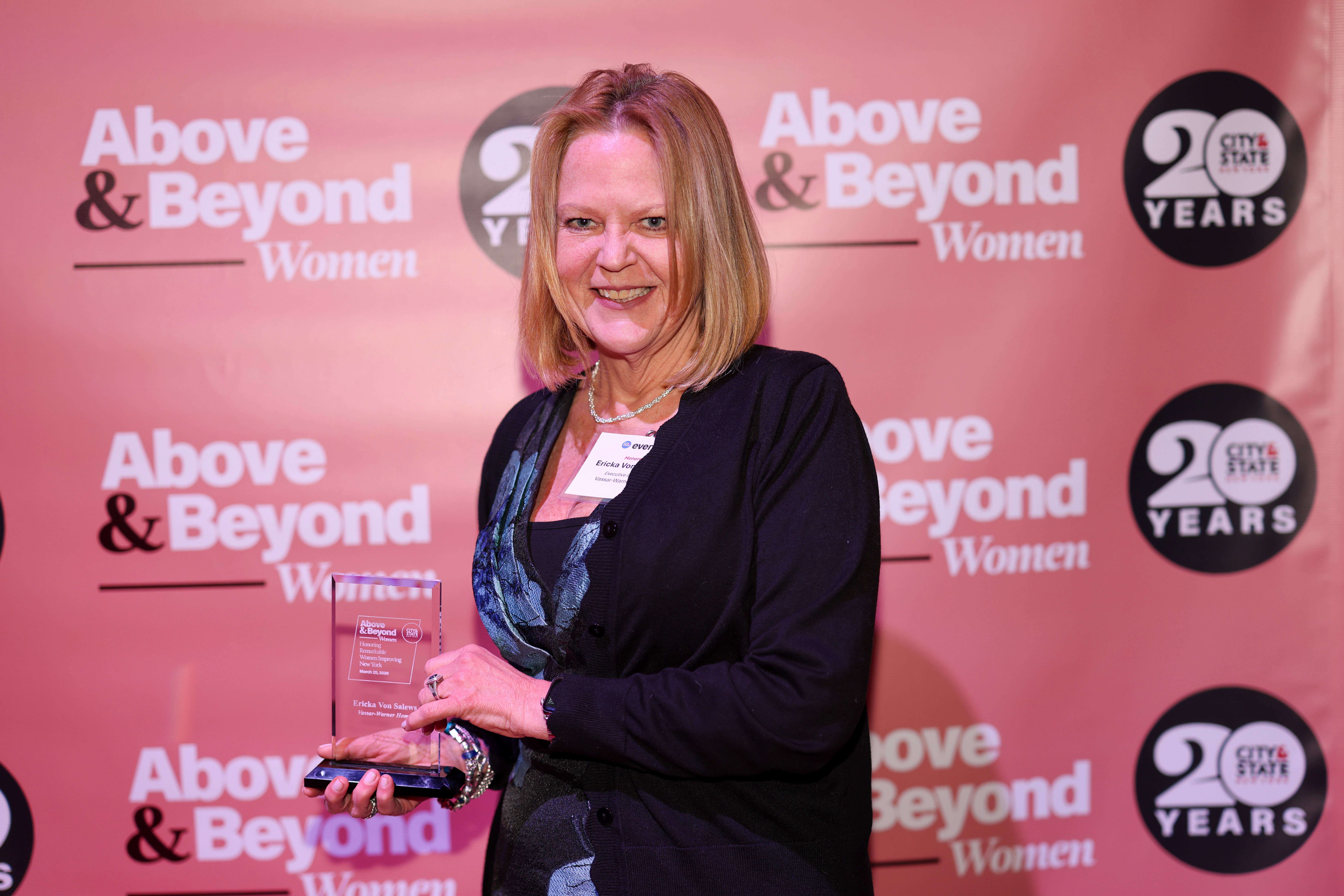 Vassar-Warner Home’s Executive Director, Ericka Von Salews, Honored by City & State