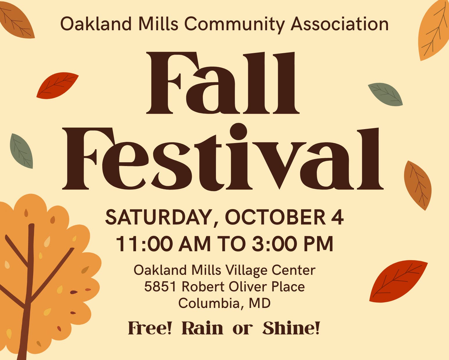 Oakland Mills Fall Festival