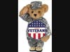 Buddy Bear, the Help R Heroes mascot, salutes the men and women who answered the call to serve our country.