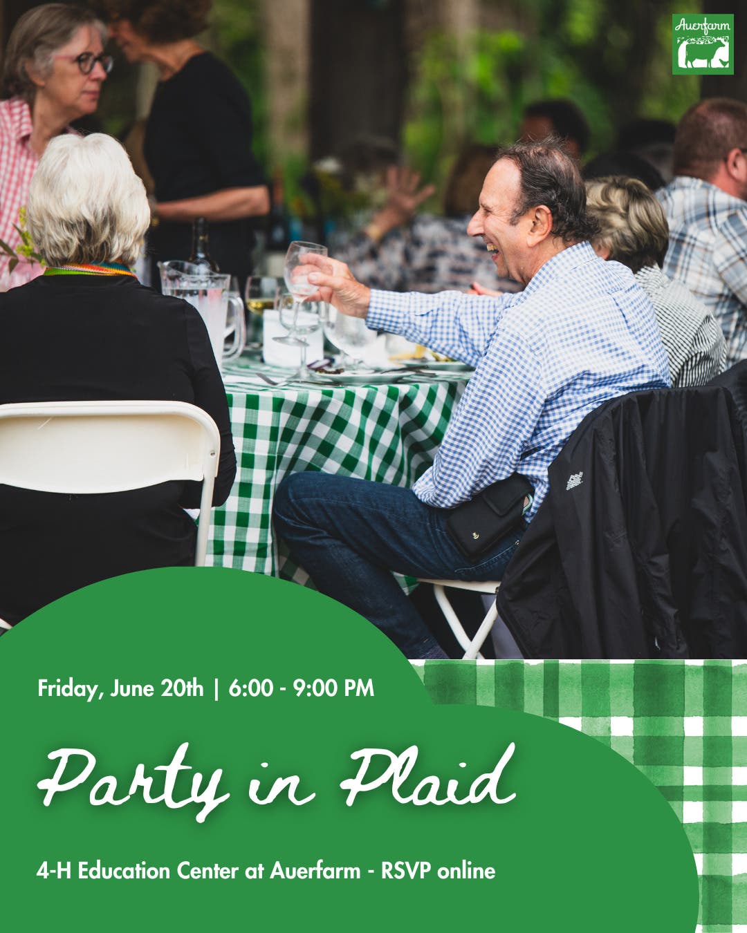 A Farm-to-Table Fundraiser, Auerfarm’s 10th Annual Party in Plaid
