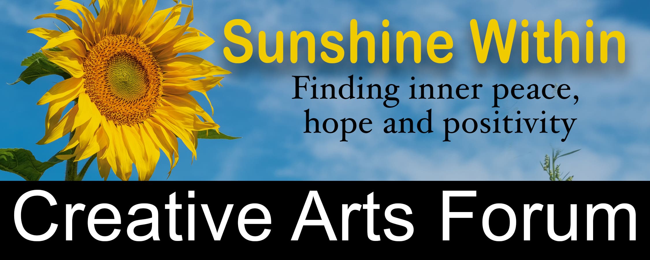 Sunshine Within: Finding inner peace, hope and positivity