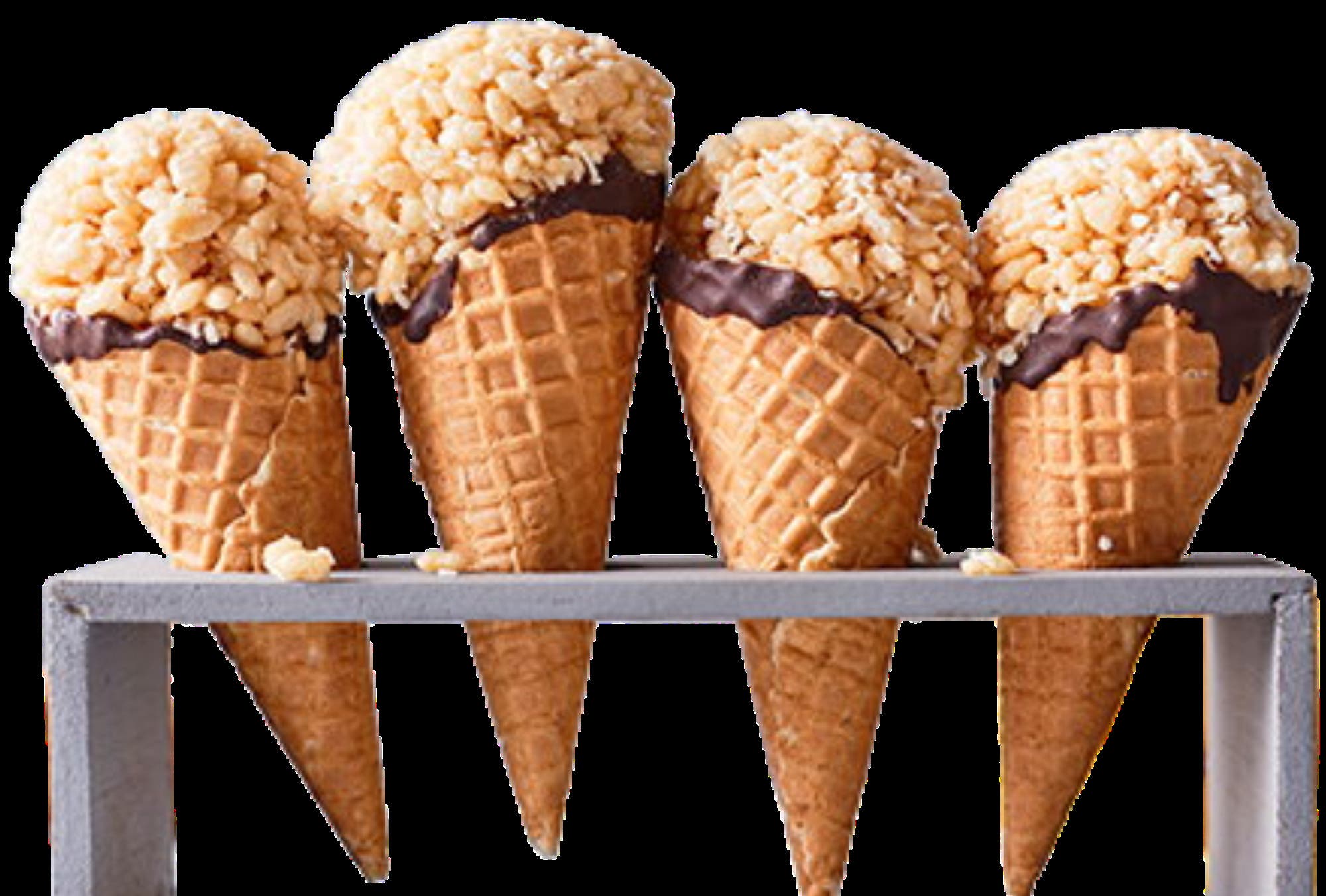 Crafting with Olivia: Rice Krispy Ice Cream Cones