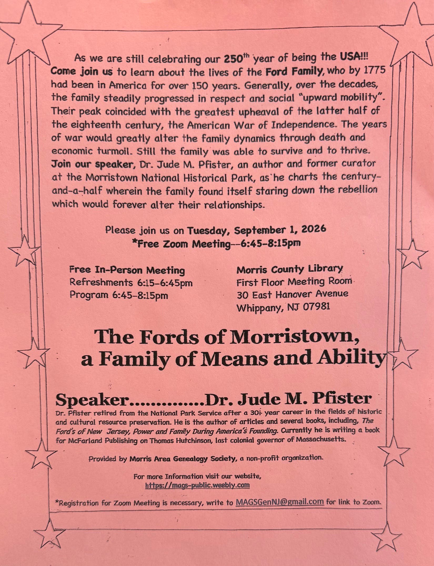 Genealogy Meeting