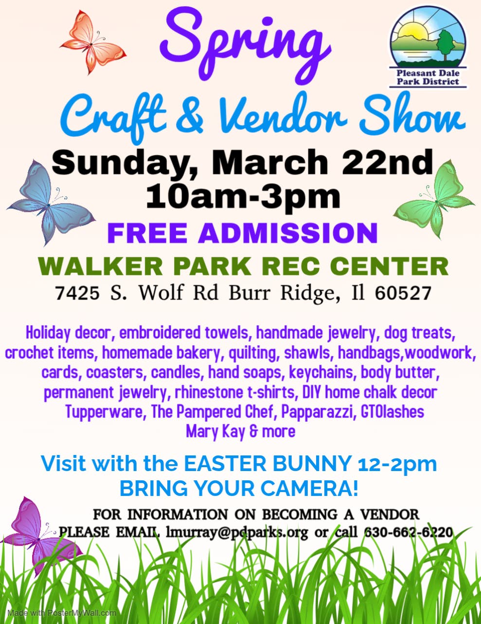 Pleasant Dale Park District Spring Craft & Vendor Show