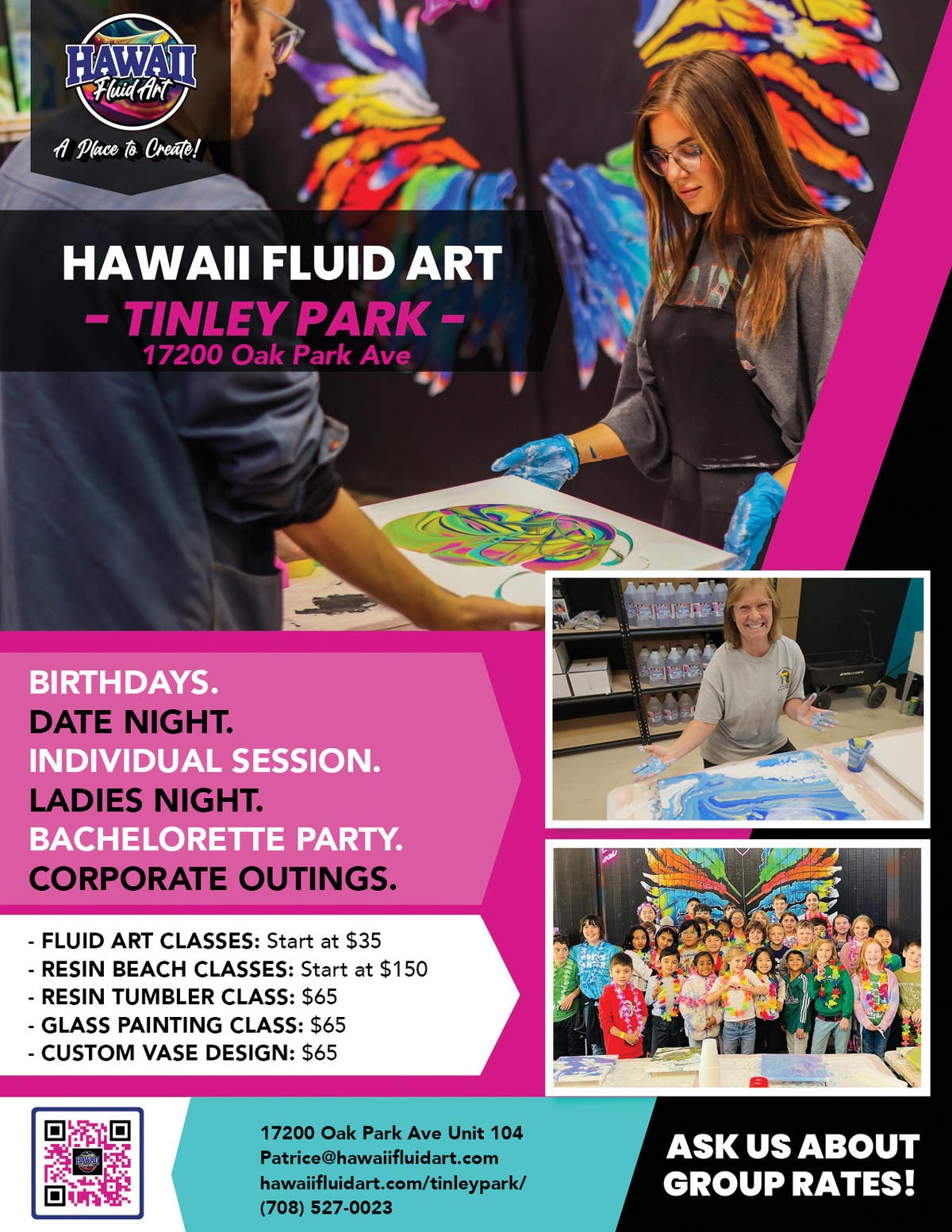 Hawaii Fluid Art Studio Classes & Retail