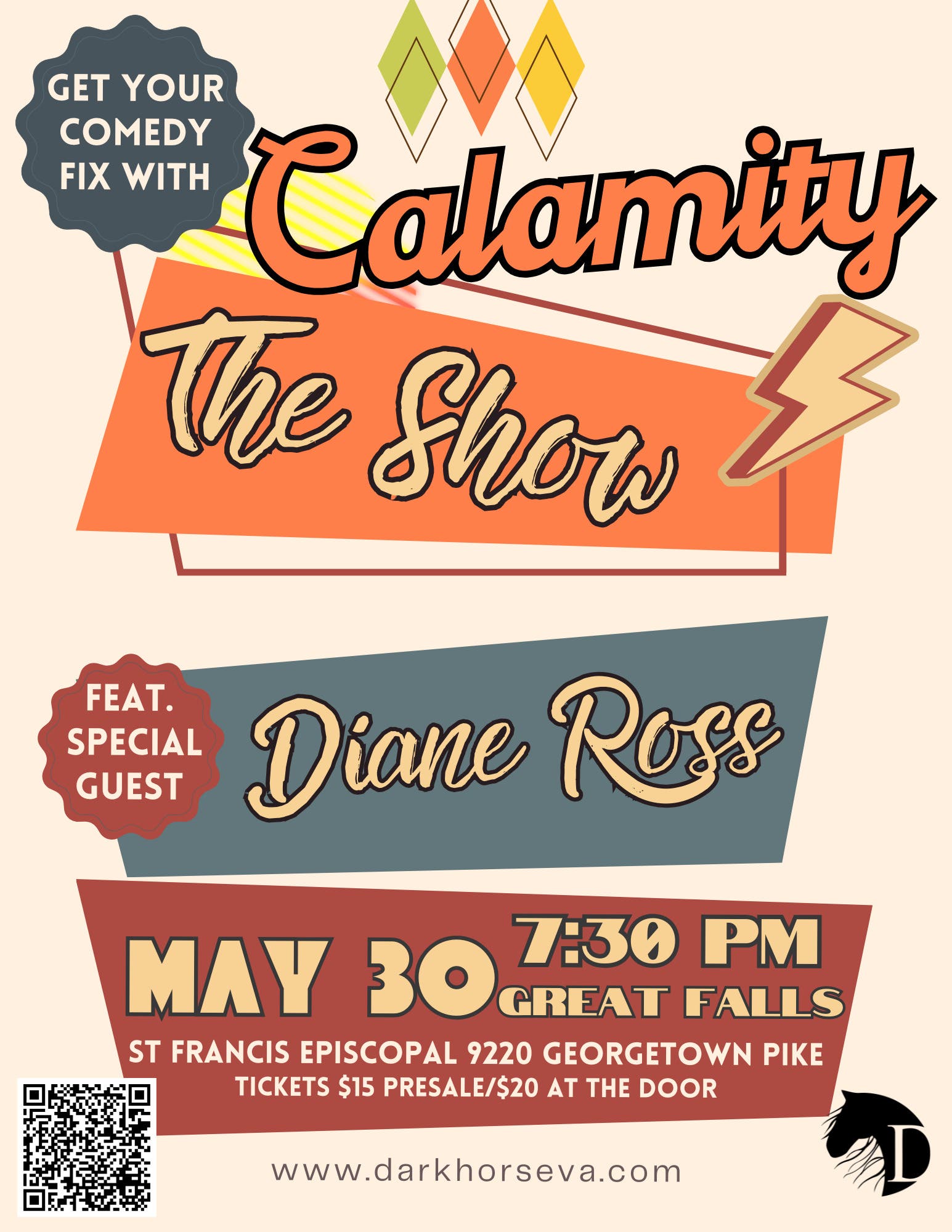 Calamity: The Show with Special Guest Diane Ross