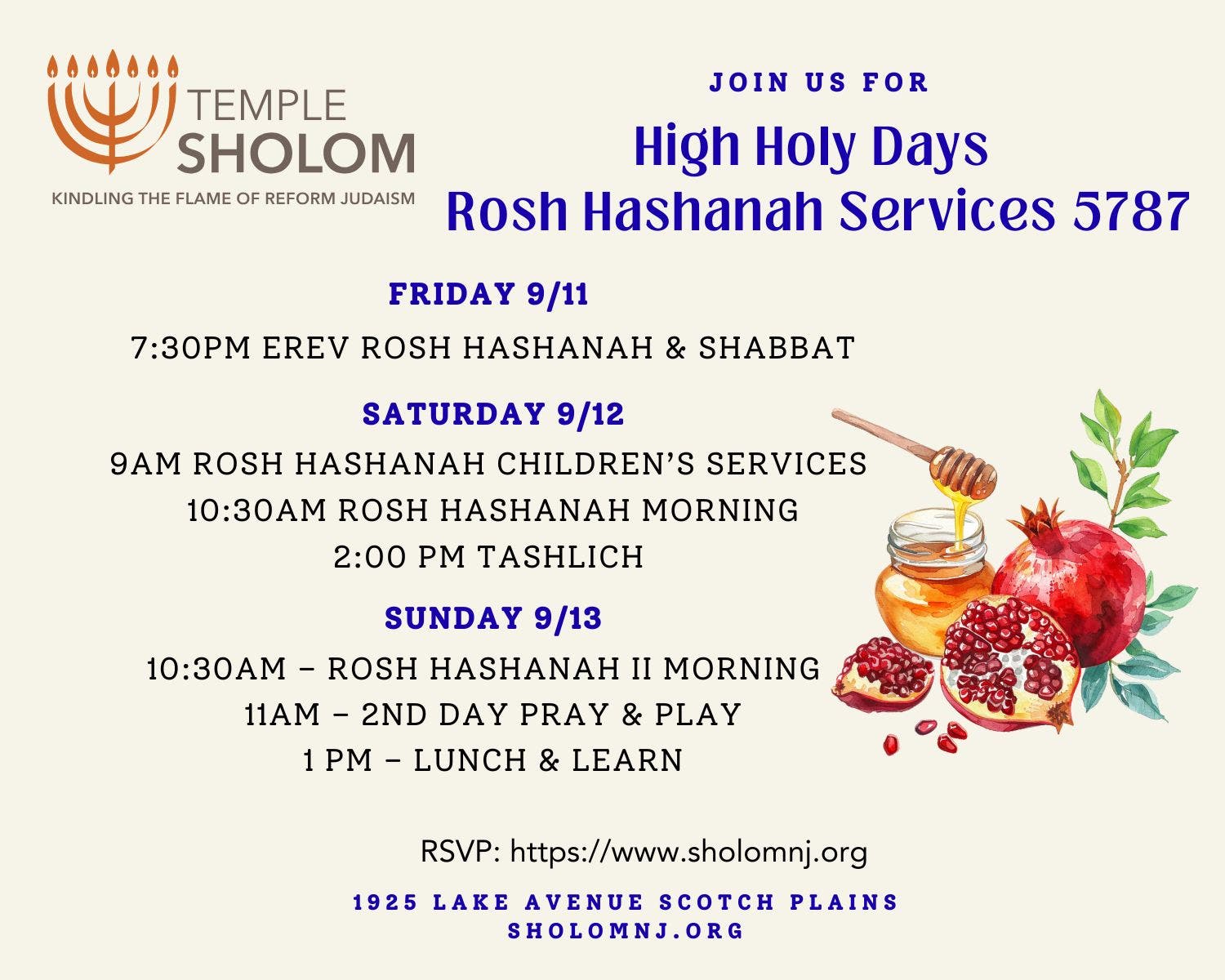 🍎🍯 Rosh Hashanah is Almost Here! 🍯🍎