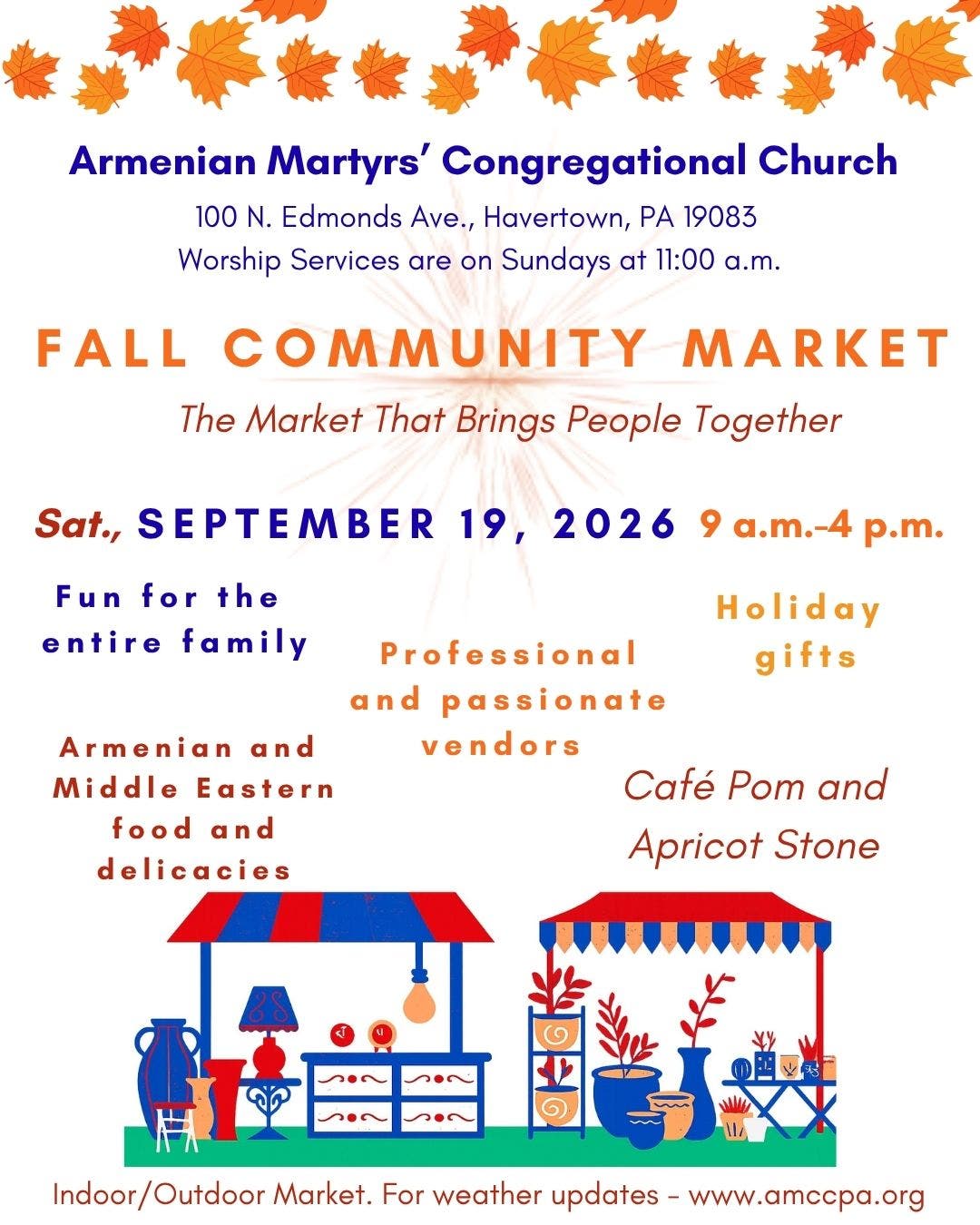 AMCC's Fall Community Market - The Market That Brings People Together in Havertown!