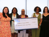 (L-R: Whitney Mooney and Shawonda S. Swain of Middlesex United Way, Anita Ford Saunders and Melissa Askew-Hart of Middlesex County NAACP, Michele Boutin of Women United)