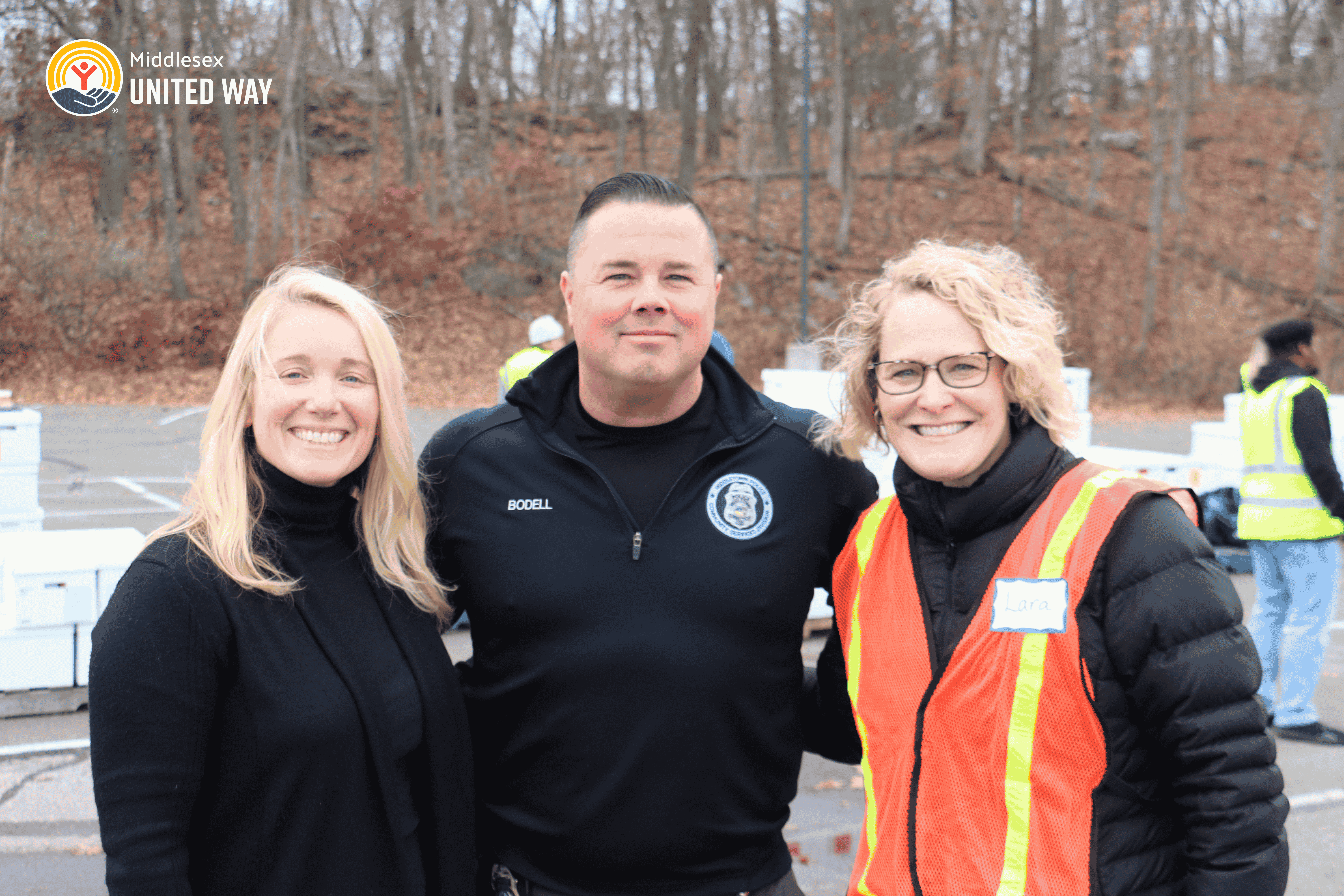 Volunteers pose for photo at last year's pick-up event