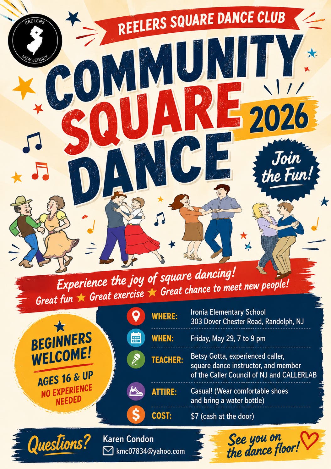 Community Square Dance-Beginners Welcome