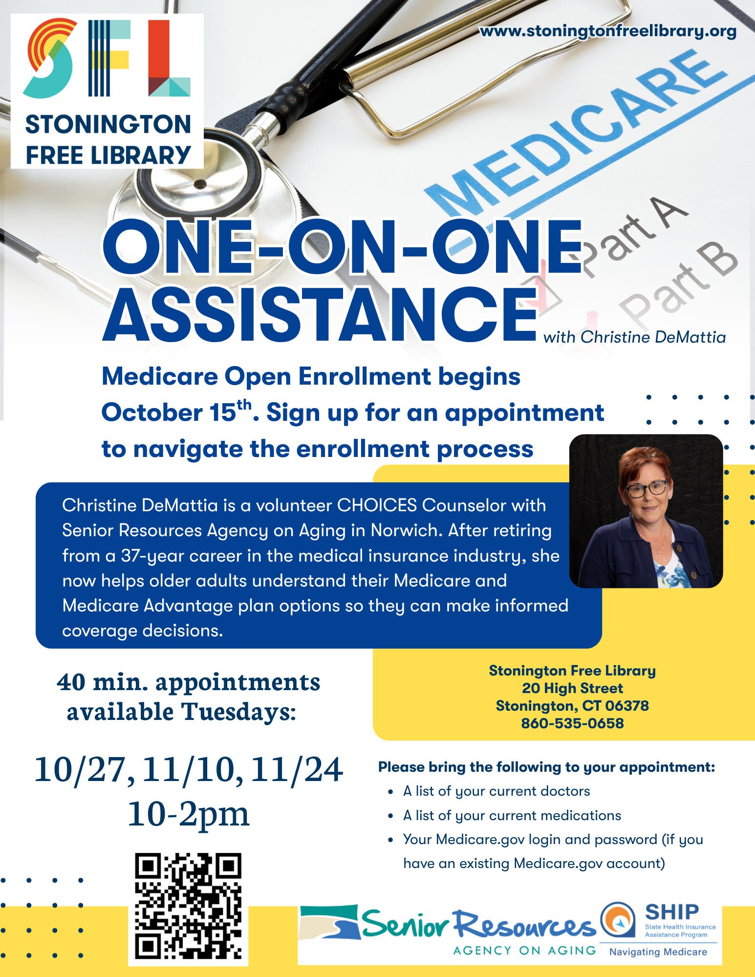 One-on-one Assistance with Medicare Enrollment