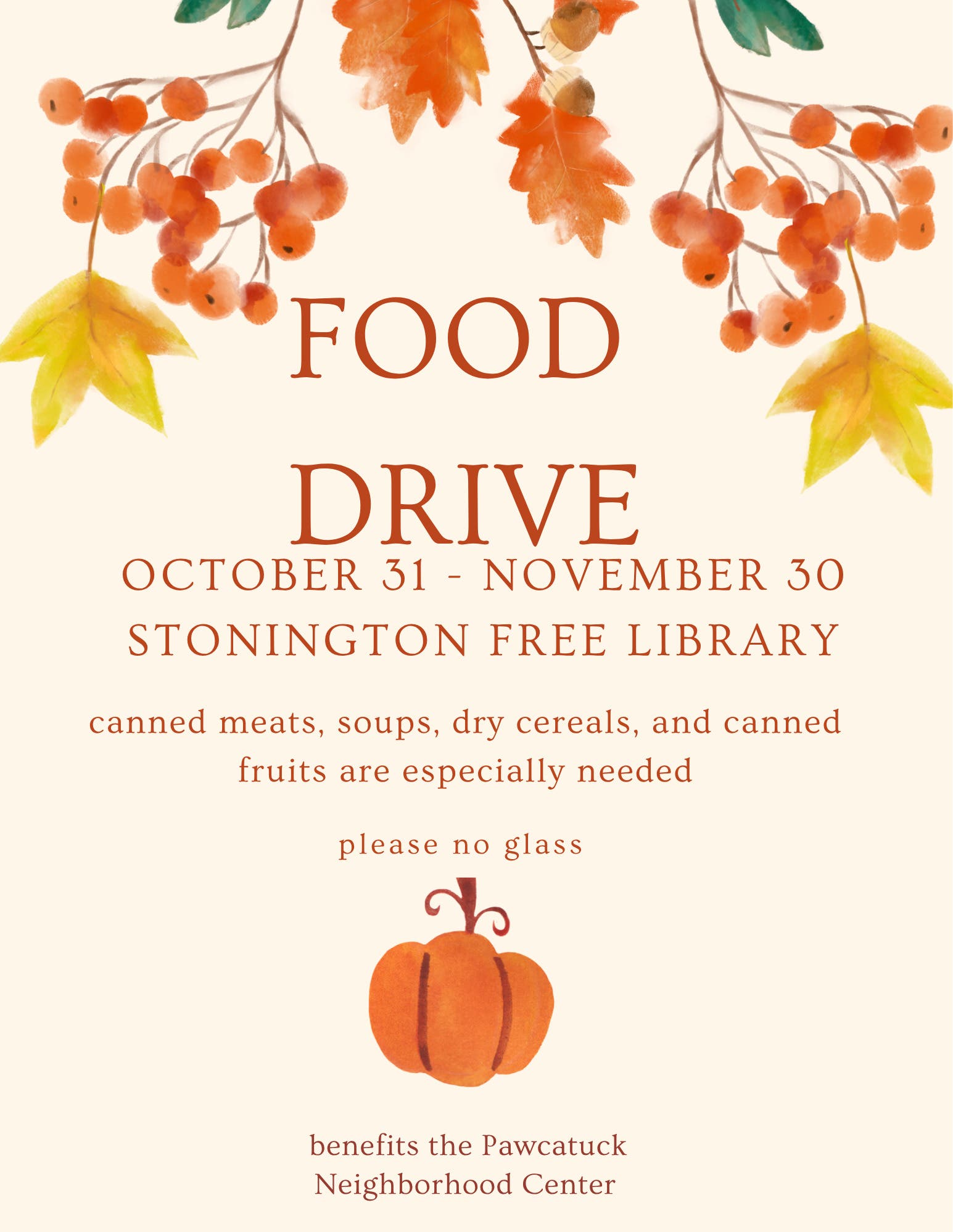 Food Drive at SFL