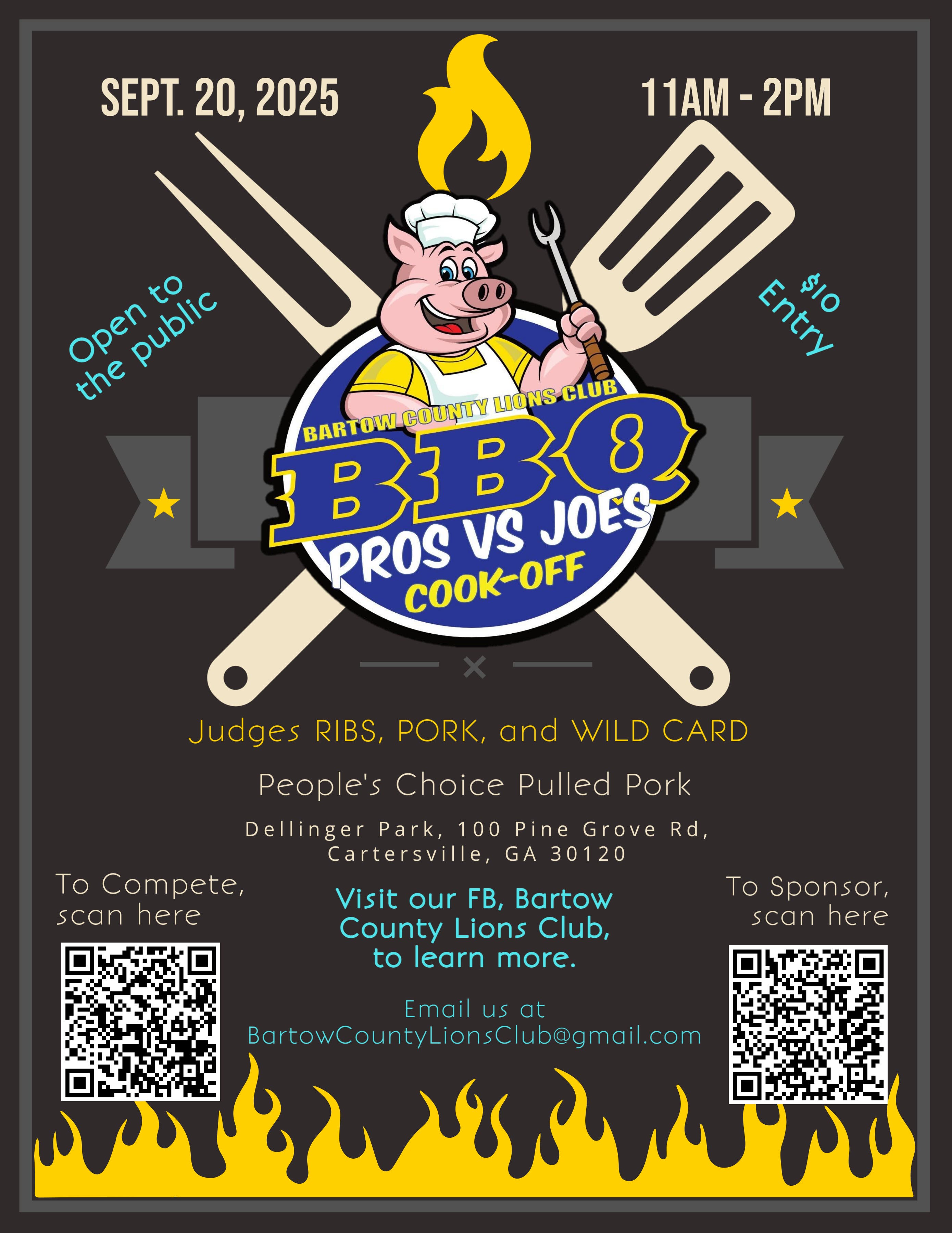 Pros vs Joes BBQ Cook Off 