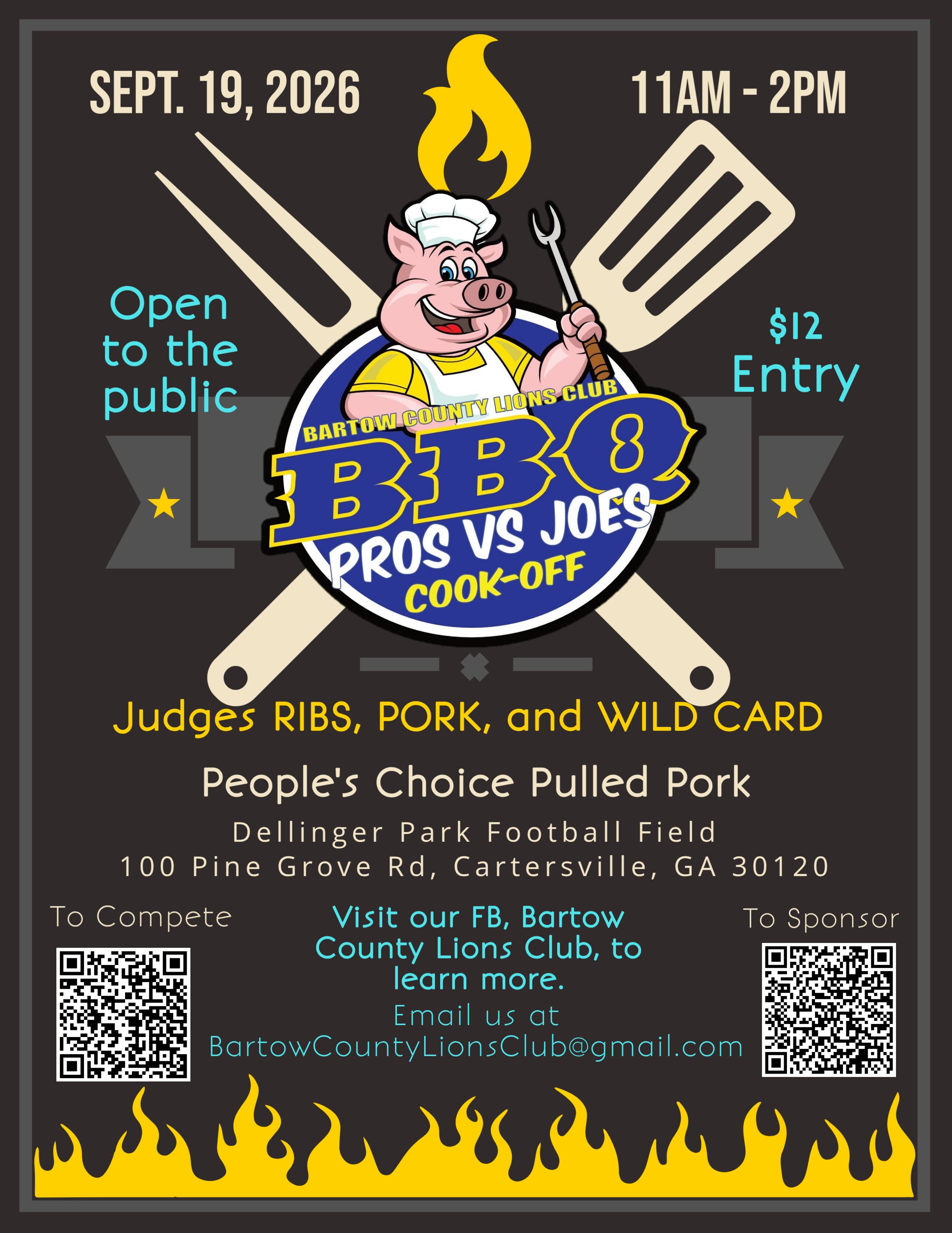 Pros VS Joes BBQ Competition
