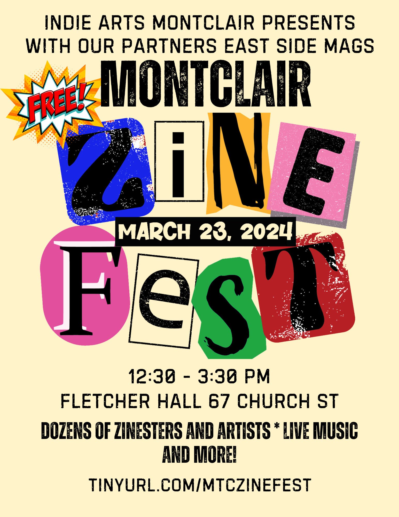 Mar 23 | Montclair Zine Fest | Montclair, NJ Patch