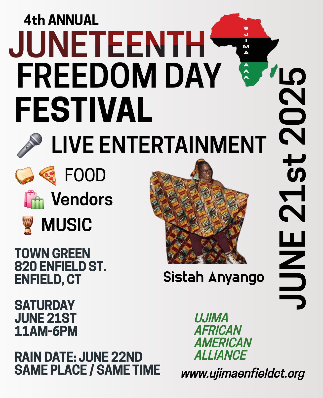 Save The Date Juneteenth Festival June 21, 2025