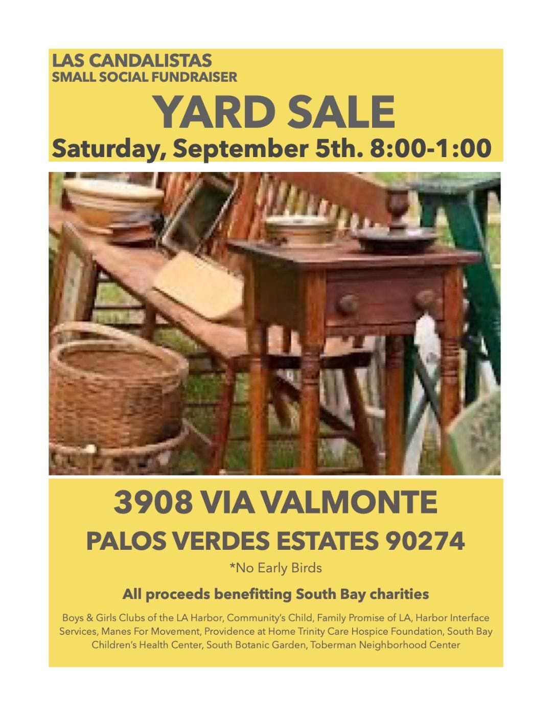 Las Candalistas Yard Sale 