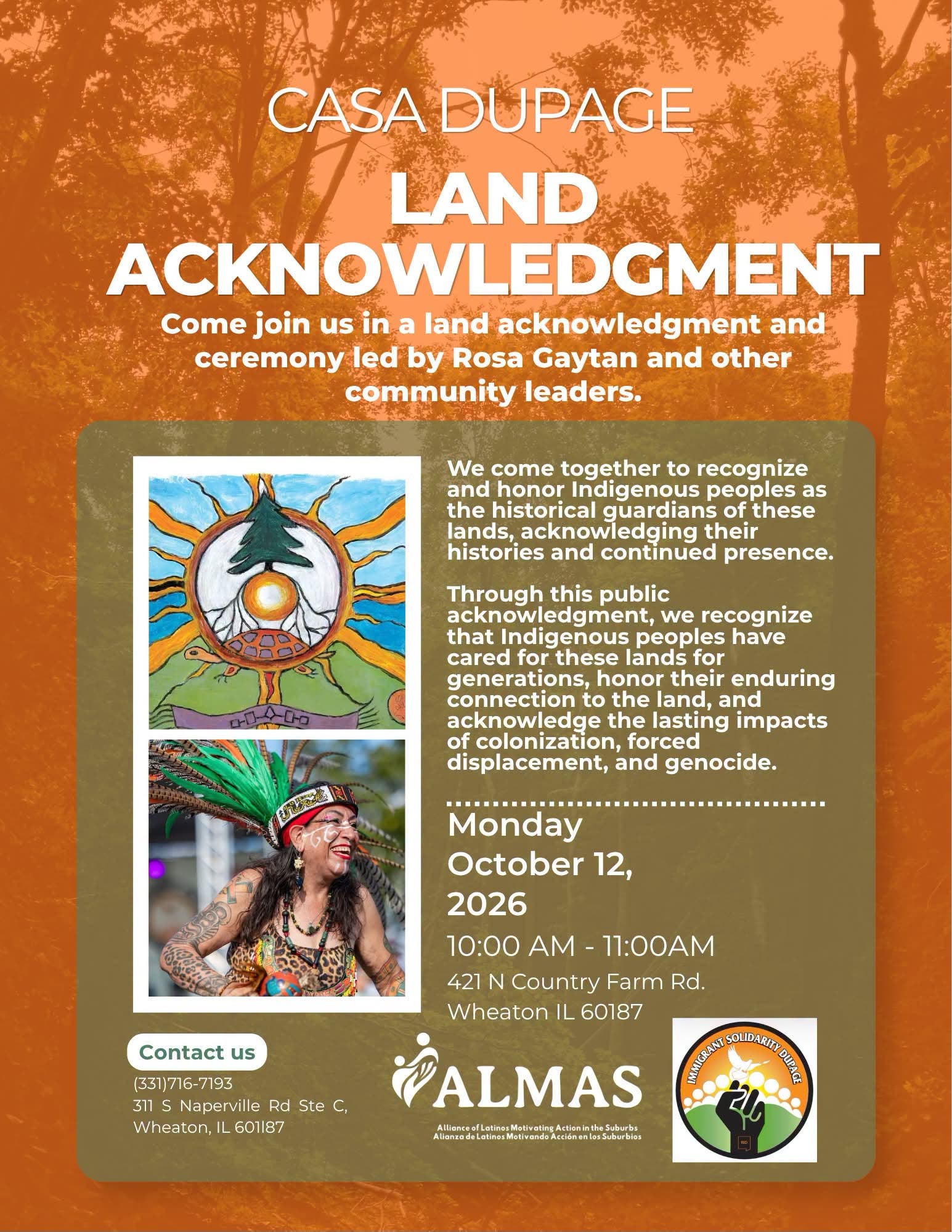 Indigenous Peoples’ Day Land Acknowledgment Ceremony