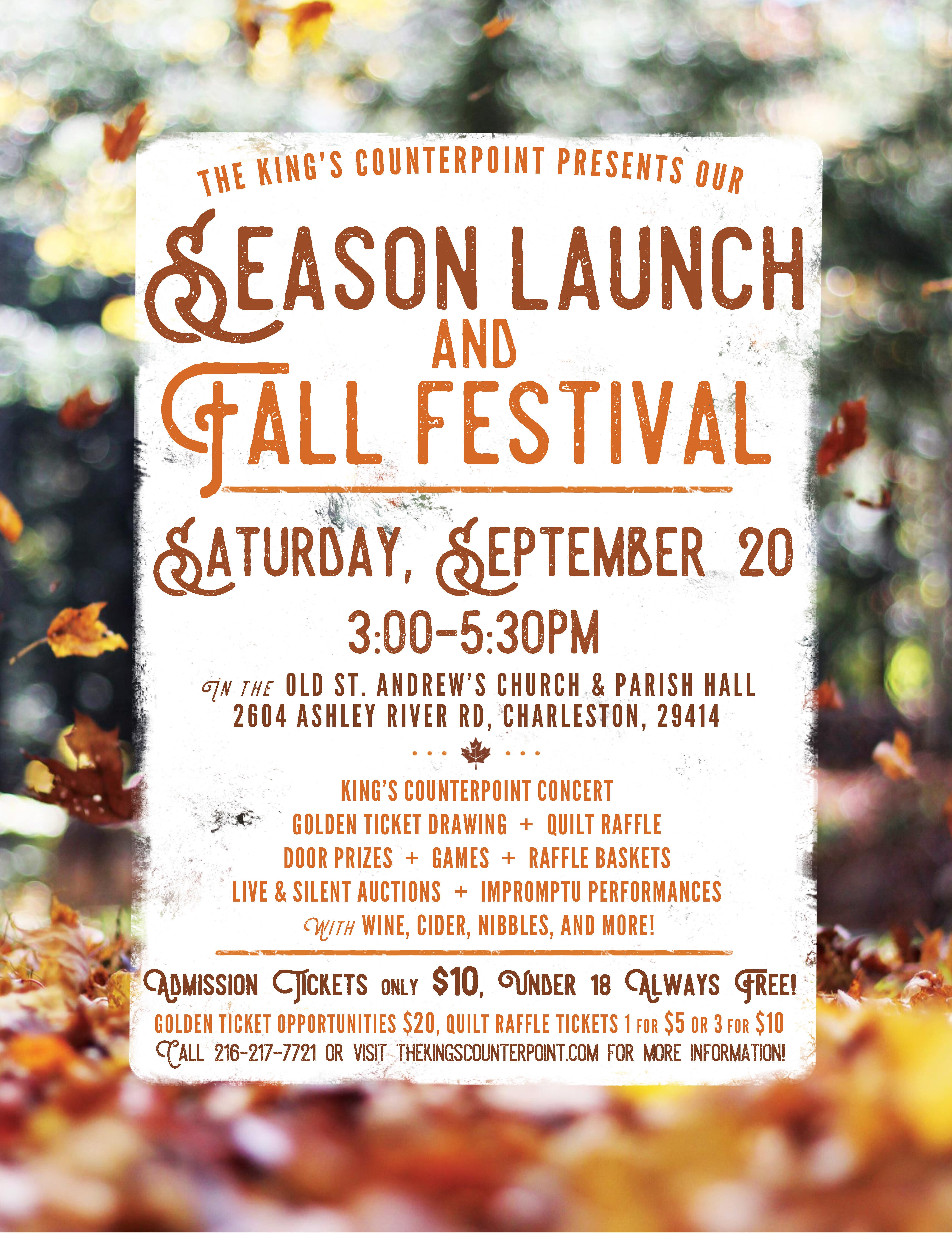 KCP Season Launch + Fall Festival
