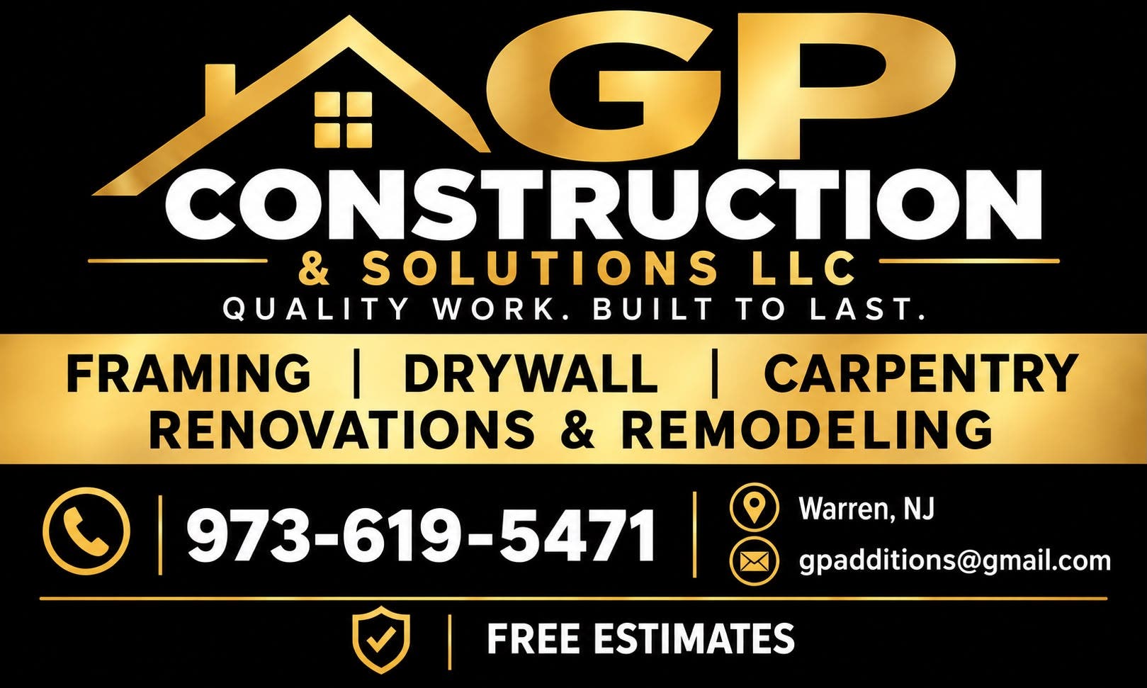 GP Construction & Solutions LLC | From Framing to Finish