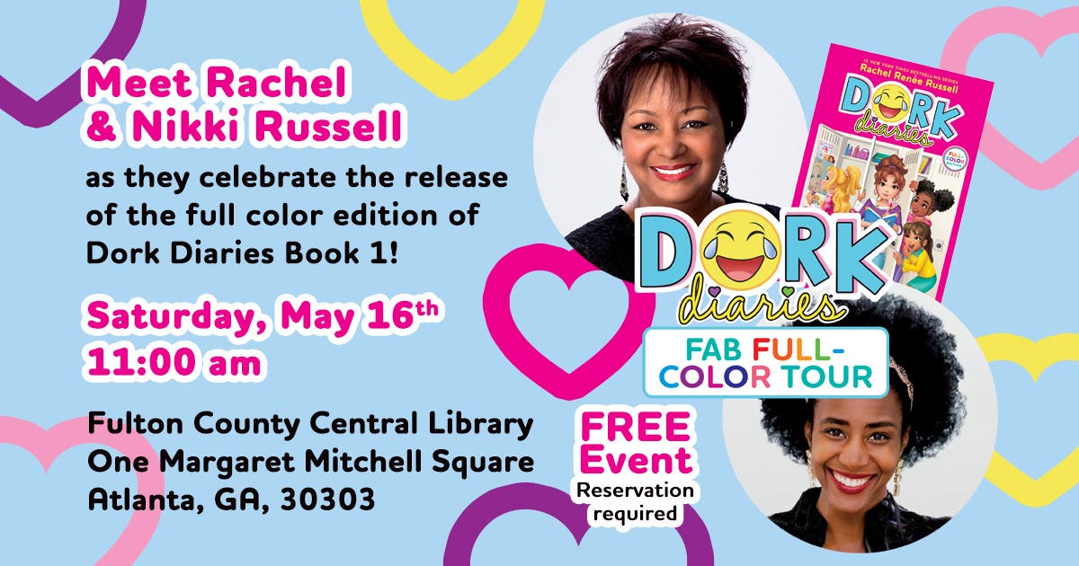 Dork Diaries Fab FULL-COLOR Book Tour - BACK BY POPULAR DEMAND!