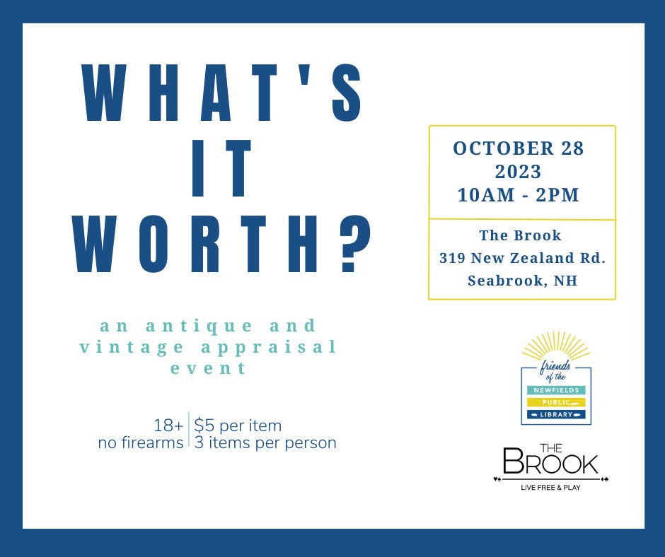 Oct 28 | What’s It Worth? Antiques + Vintage Appraisal Event | Sat, Oct ...