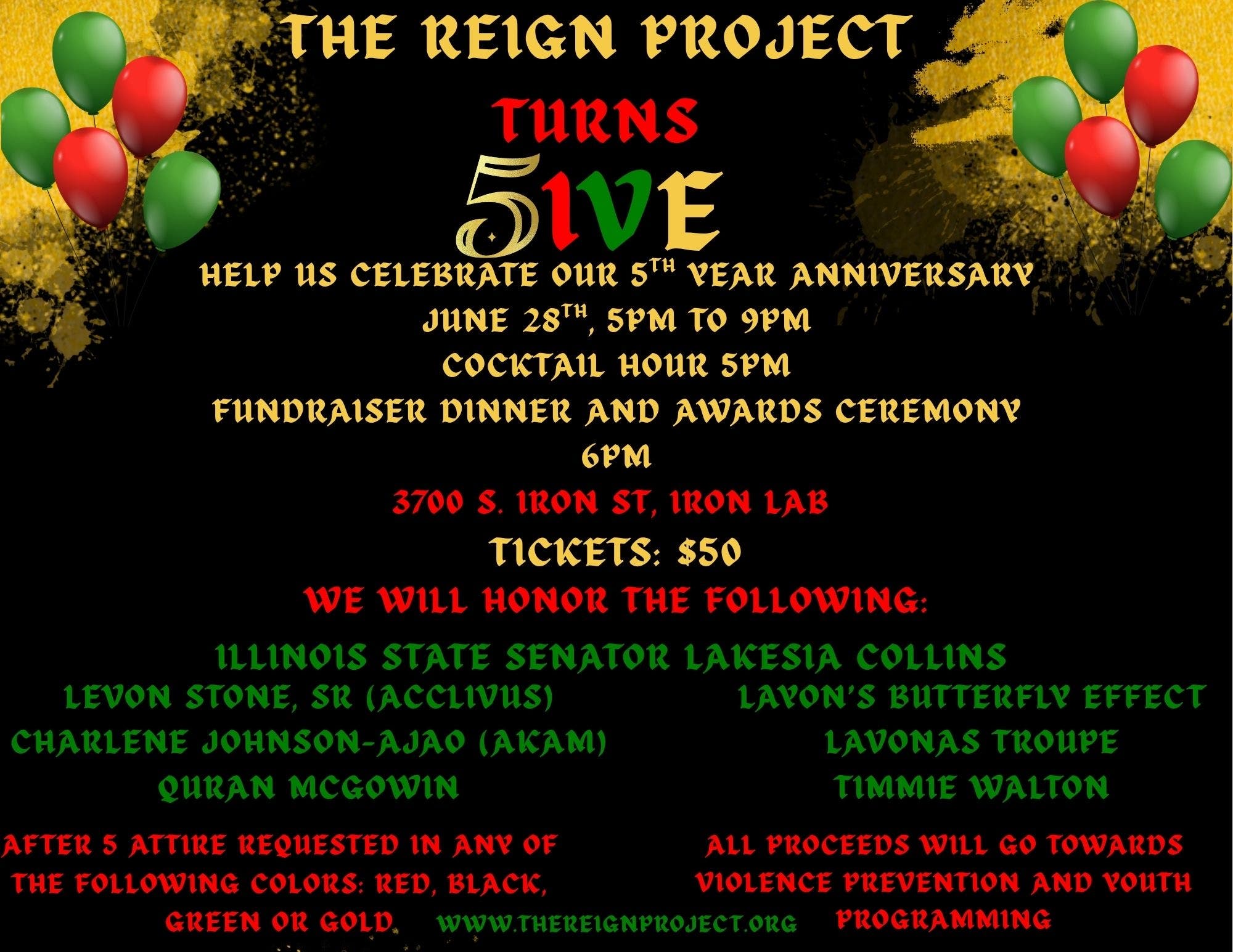 The Reign Project Juneteenth Gala to Celebrate Community Champions and Support Chicago Youth