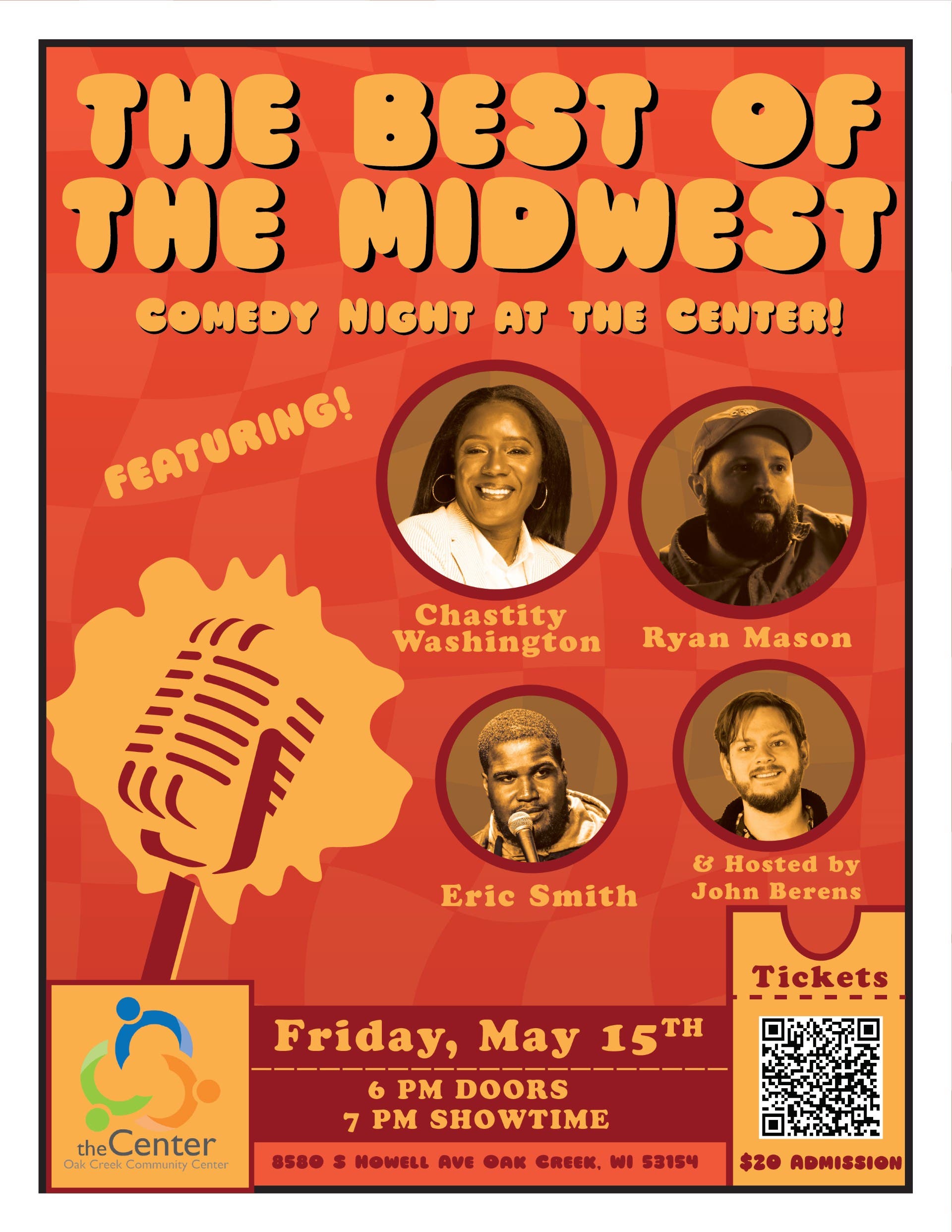 The Best Of The Midwest: Comedy Night At The Center!