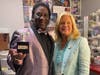 Senator Heather Somers and Muddy Waters son backstage at The Kate in Old Saybrook, Ct