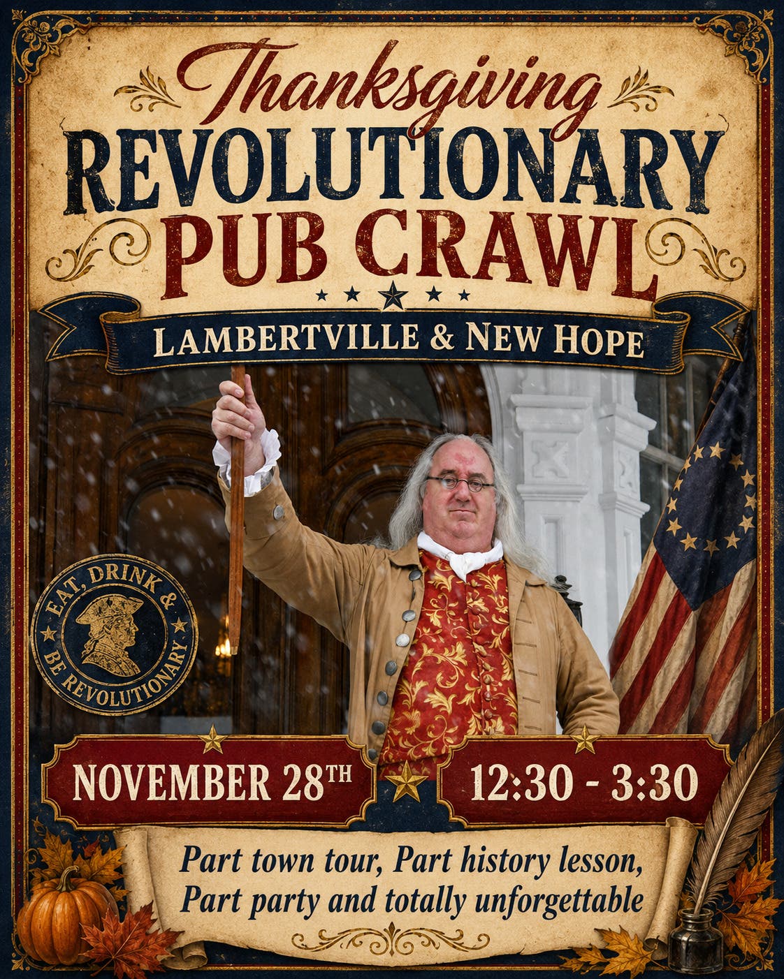 Revolutionary 4 pub Town Tour