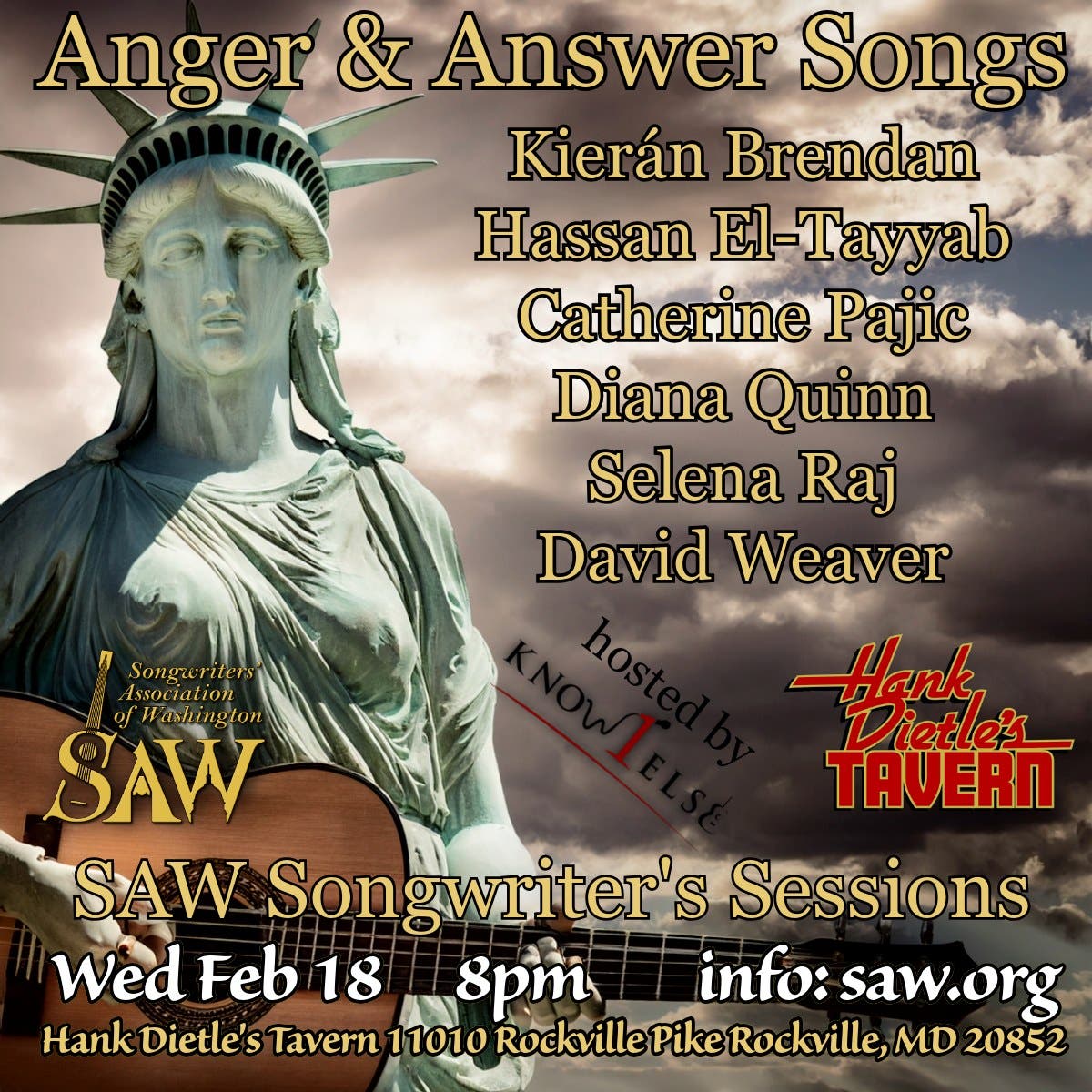 Songwriters Association of Washington (SAW) Showcase