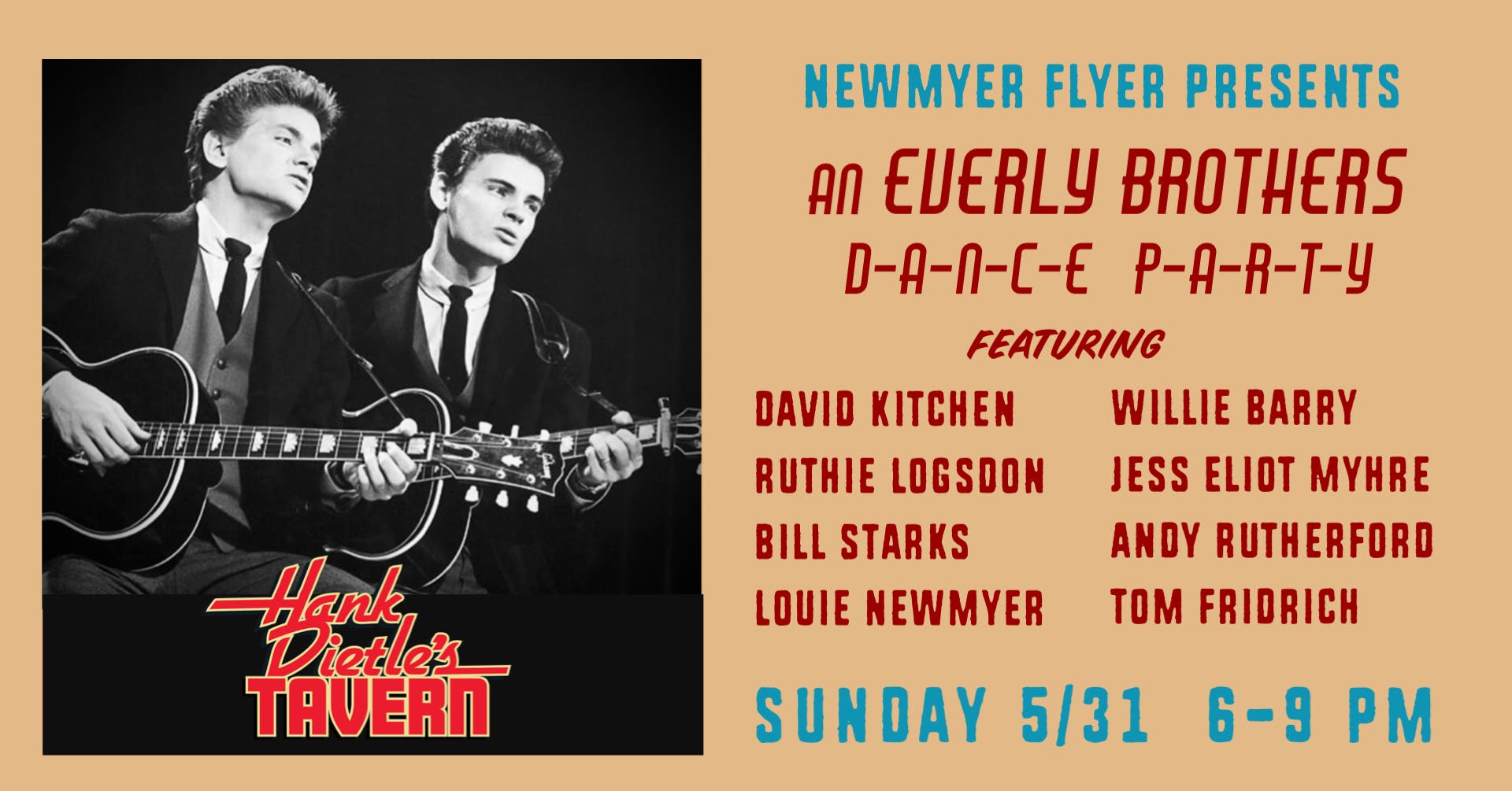 Newmyer Flyer Presents: AN EVERLY BROTHERS DANCE PARTY