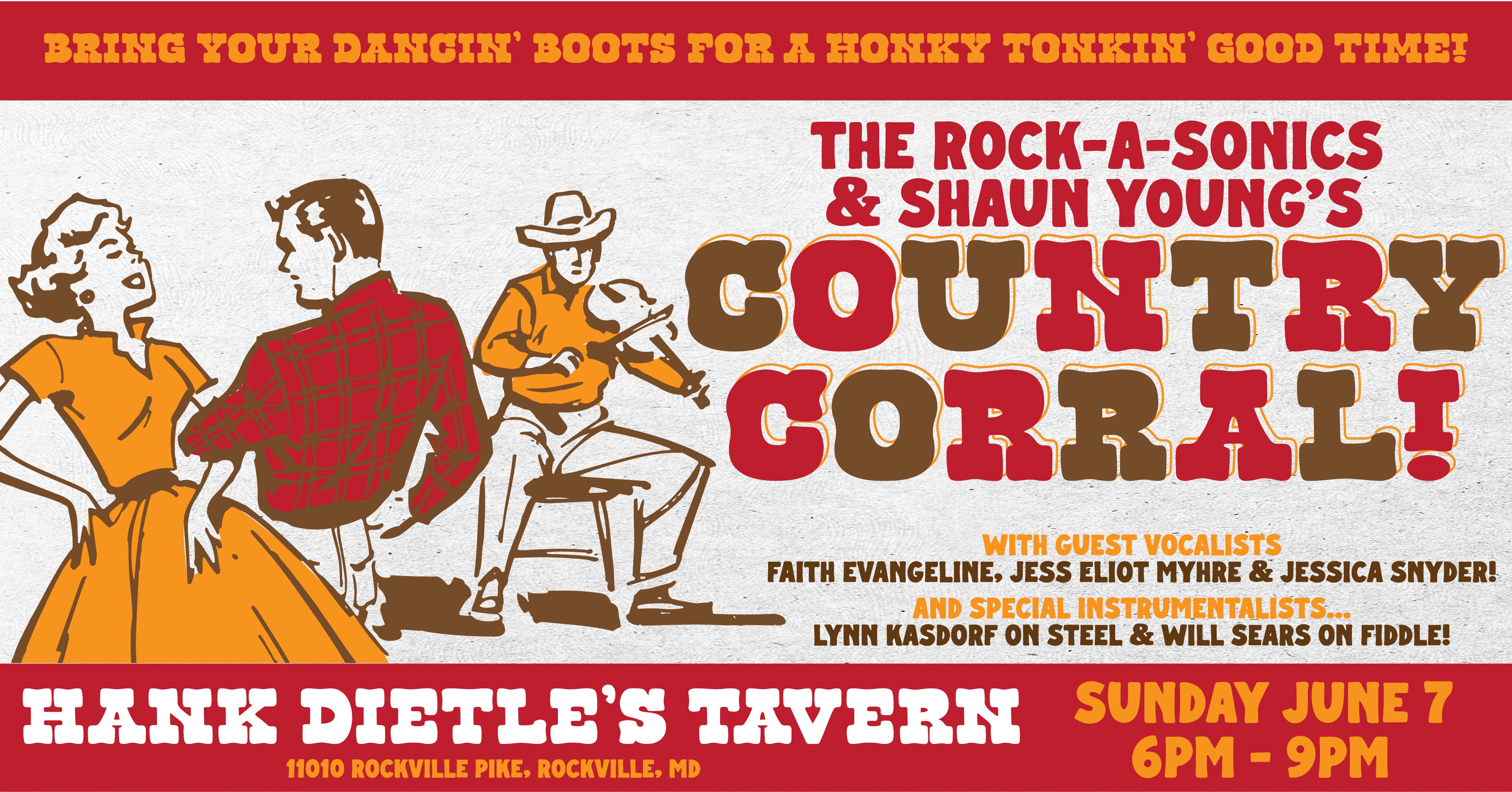 The Rock-A-Sonics & Shaun Young's • Country Corral!