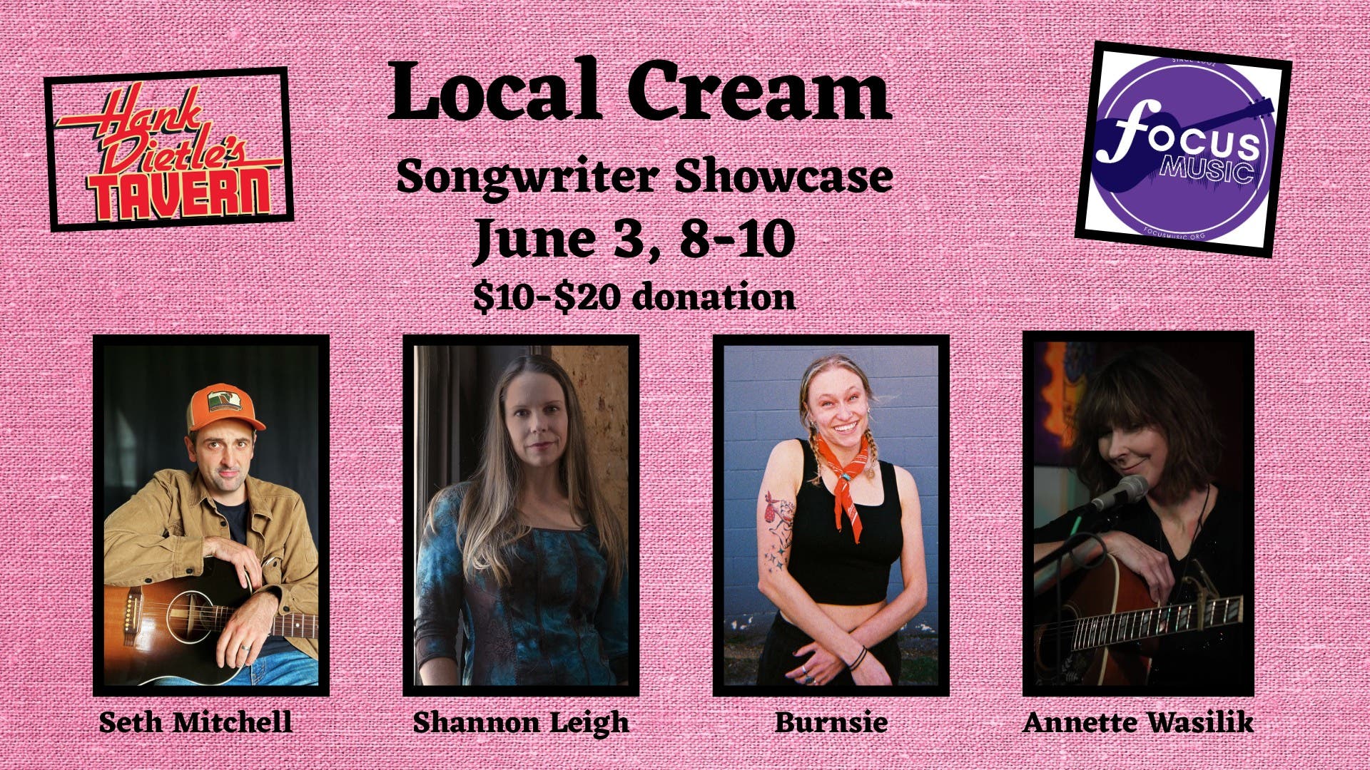 "Local Cream" Songwriter Showcase