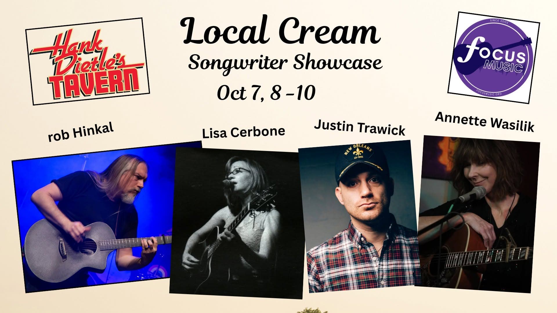 "Local Cream" Songwriter Showcase