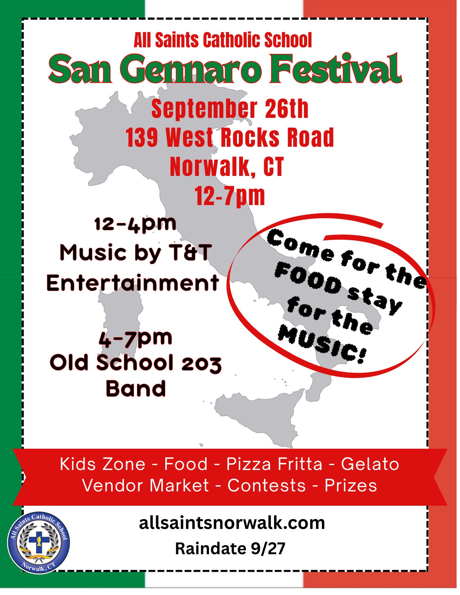 San Gennaro Festival at All Saints Catholic School
