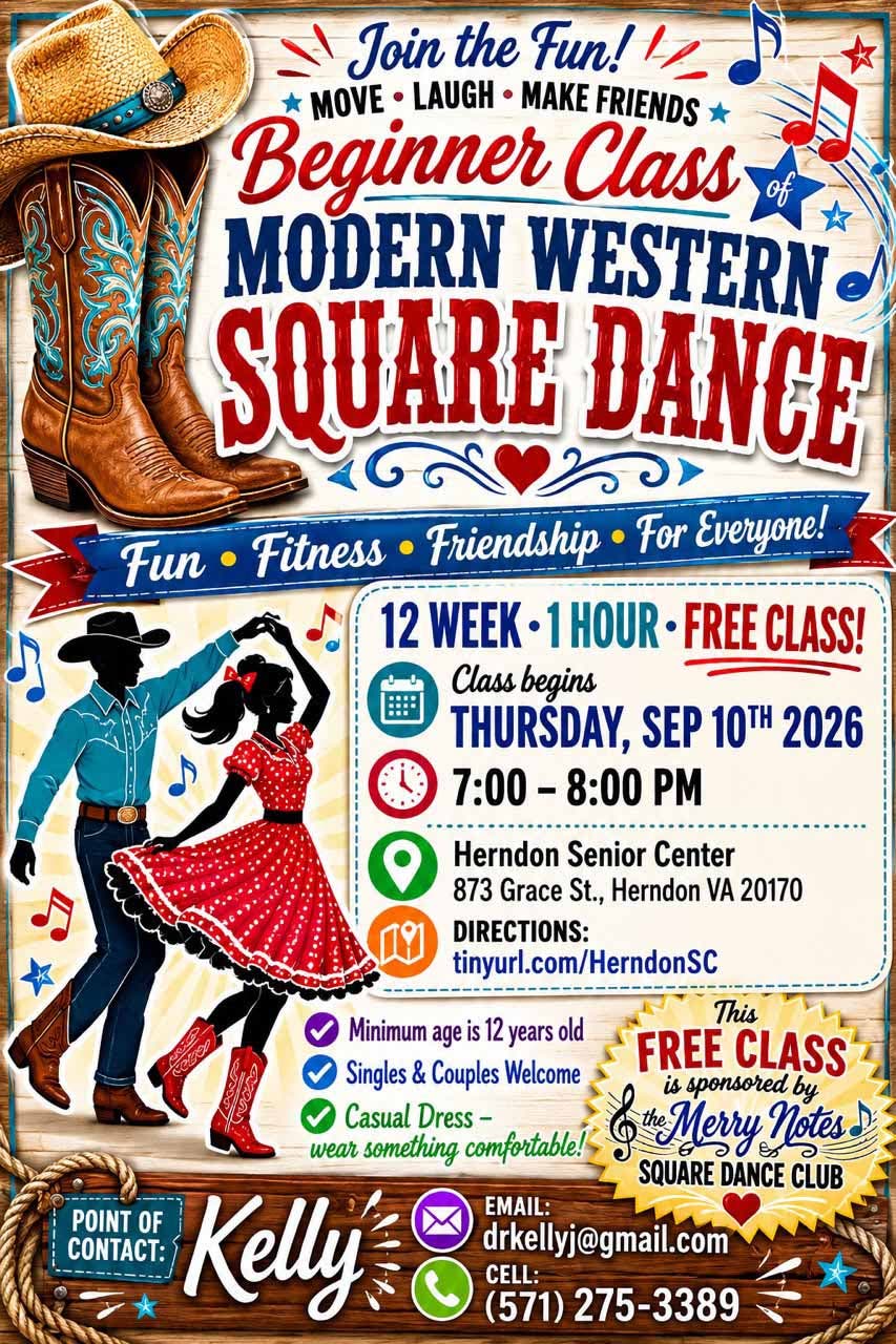 Beginner Class of Modern Western Square Dance