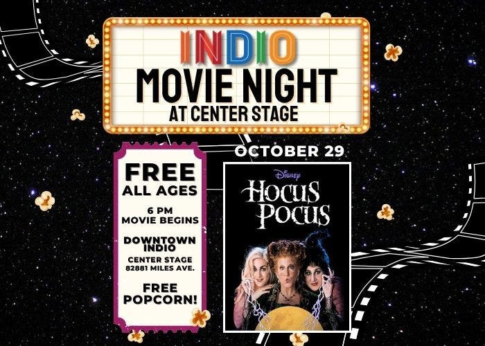 Indio Movie Night at Center Stage: Hocus Pocus