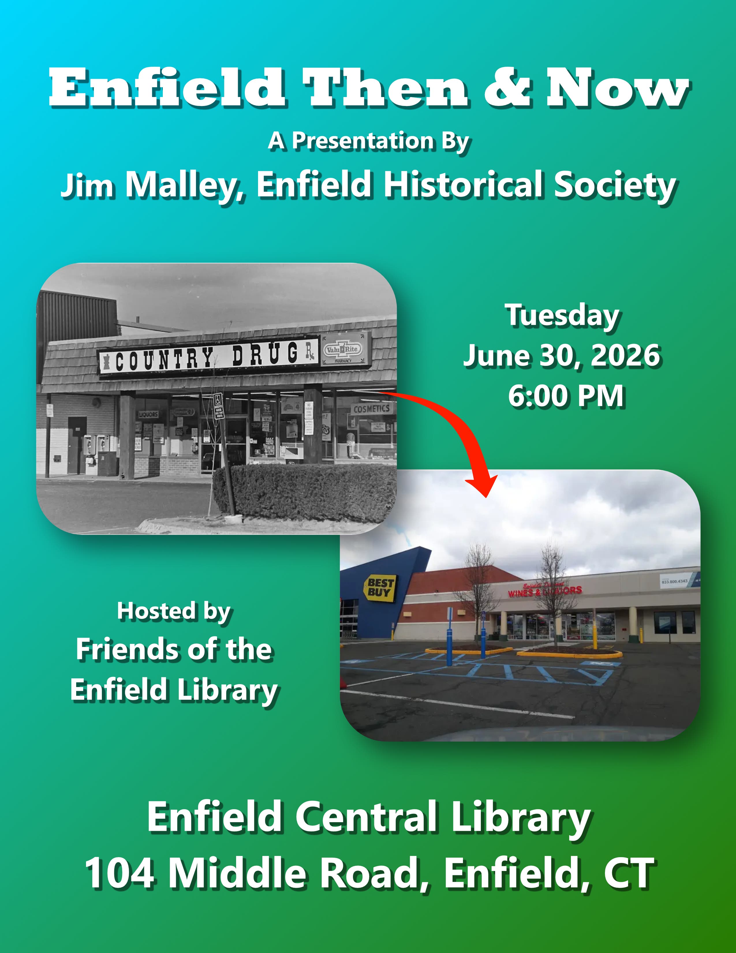 Friends of the Enfield Library present Jim Malley