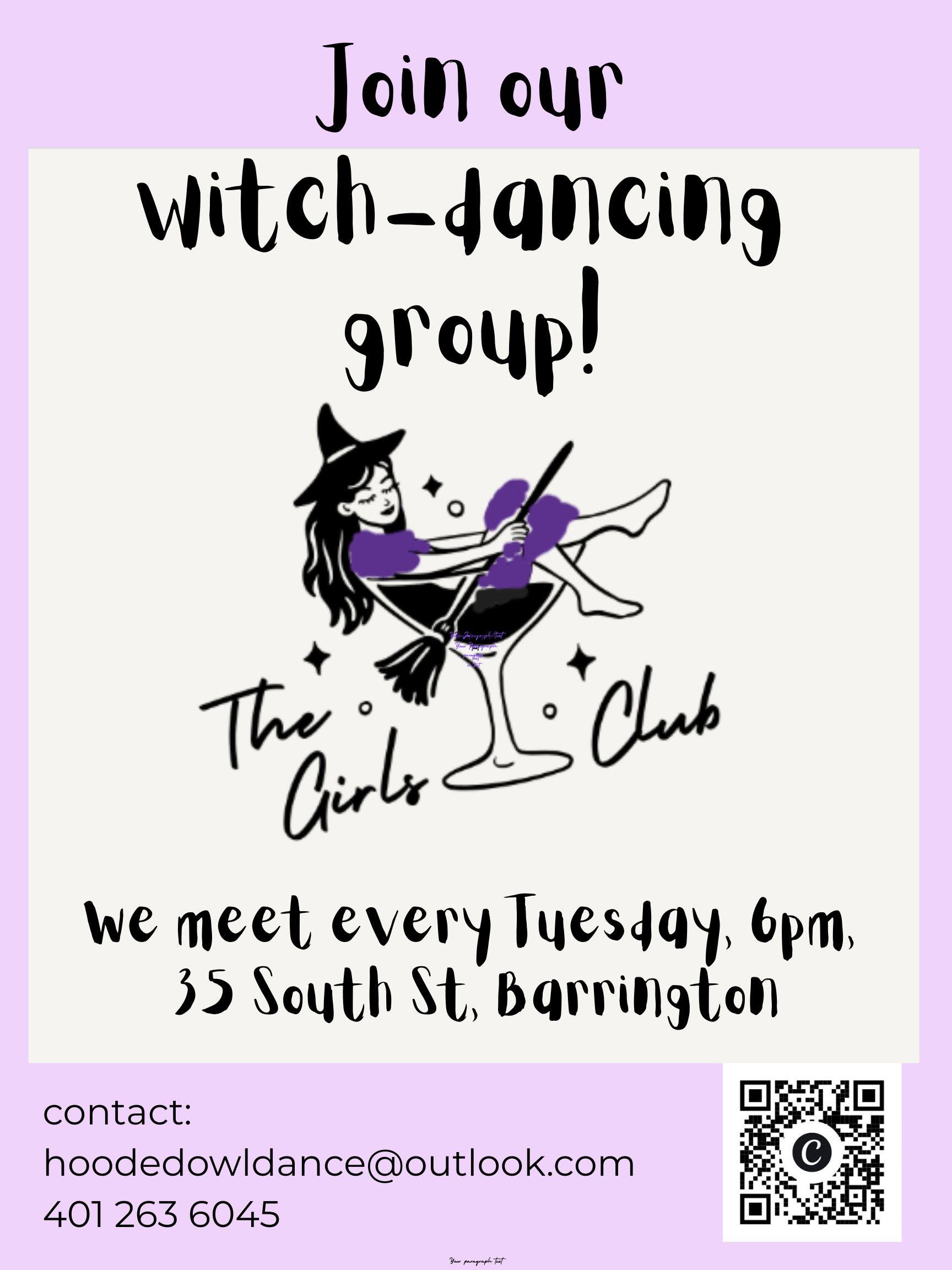 Join our witch-dancing group!