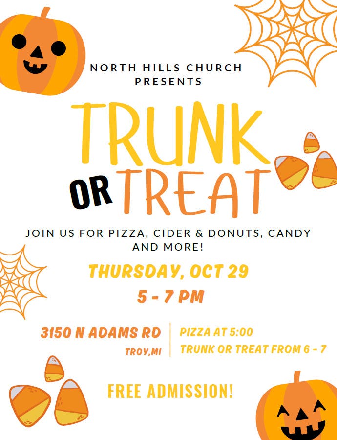 North Hills CRC Trunk or Treat!
