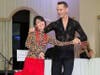 Dr. Bina Park and her dance partner Clemens Lengenfelder of the Fred Astaire Dance Studios of Greenwich. Dr. Park took home the coveted "mirror ball" trophy for best dance.