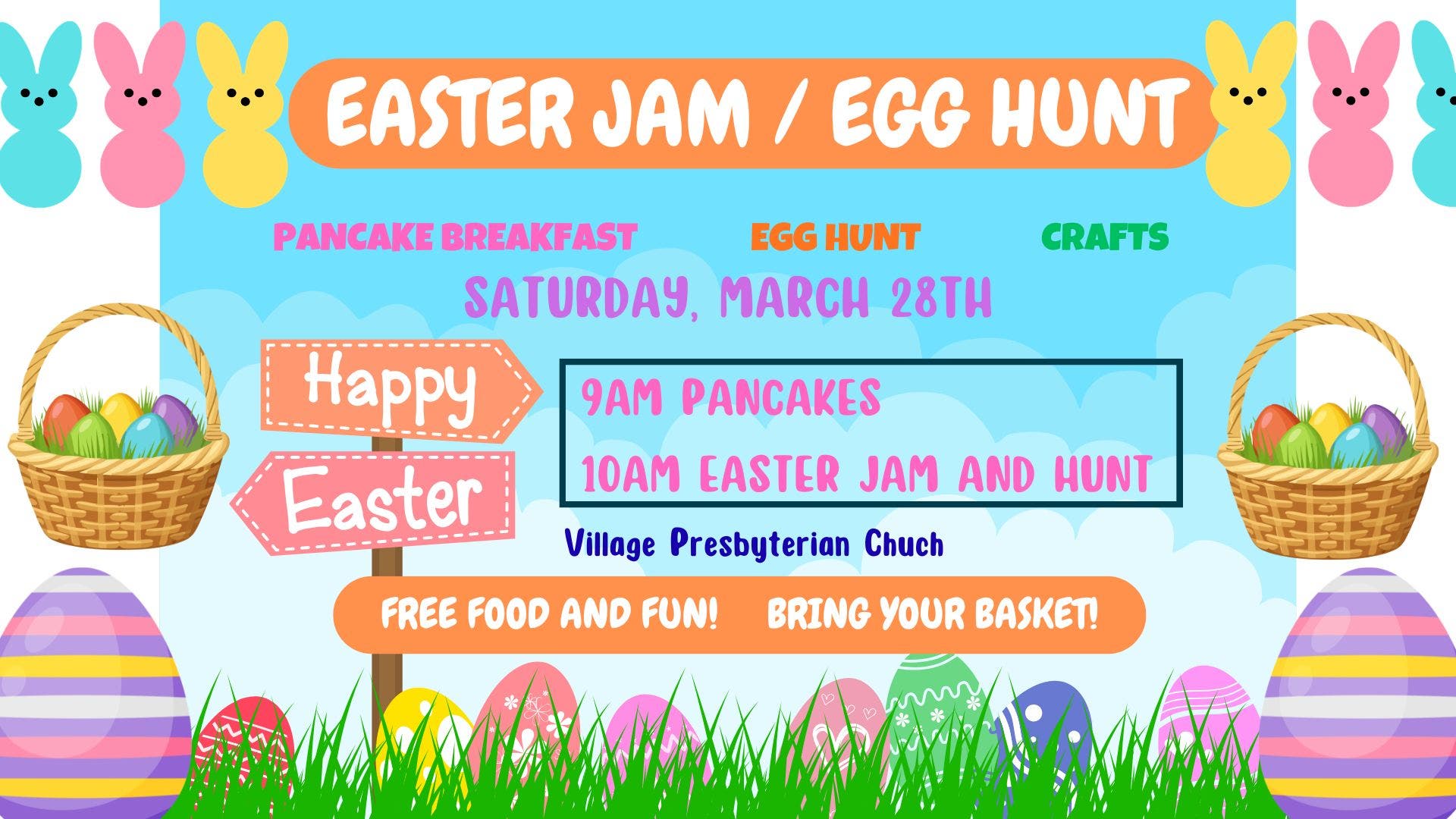 Mar 28 | Easter Egg Hunt & Pancakes FREE for the community ...